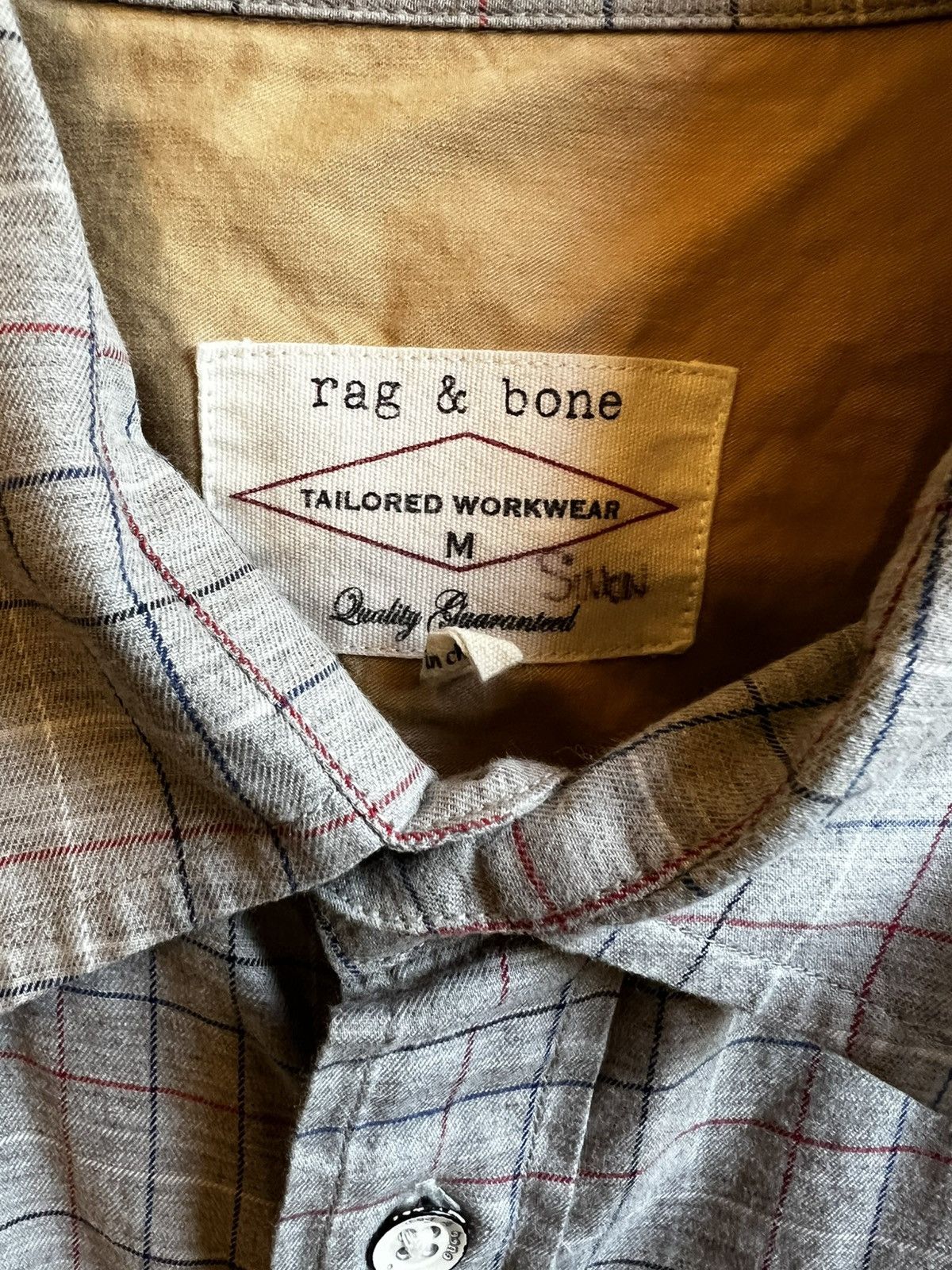 Rag & Bone Rag & Bone Button Up Shirt mens M Size US M / EU 48-50 / 2 - 2 Thumbnail