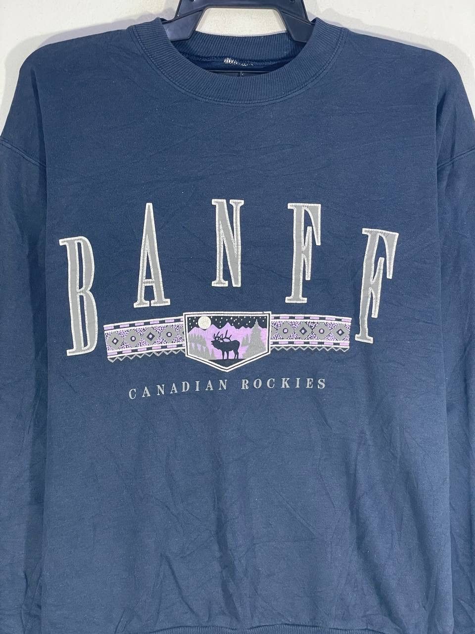 Other Vintage 90s banff canadian rockies sweatshirt jumper size XL Size US XL / EU 56 / 4 - 4 Thumbnail