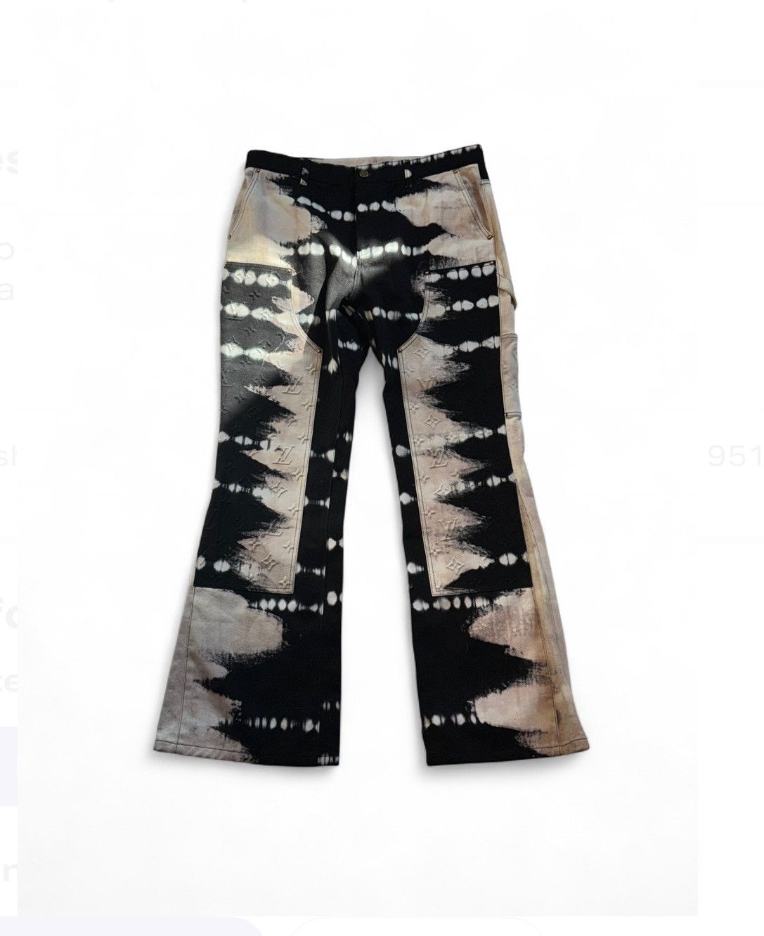 Louis Vuitton Louis Vuitton AW22 Tie Dye Carpenter Pants Runway Size US 36 / EU 52 - 1 Thumbnail
