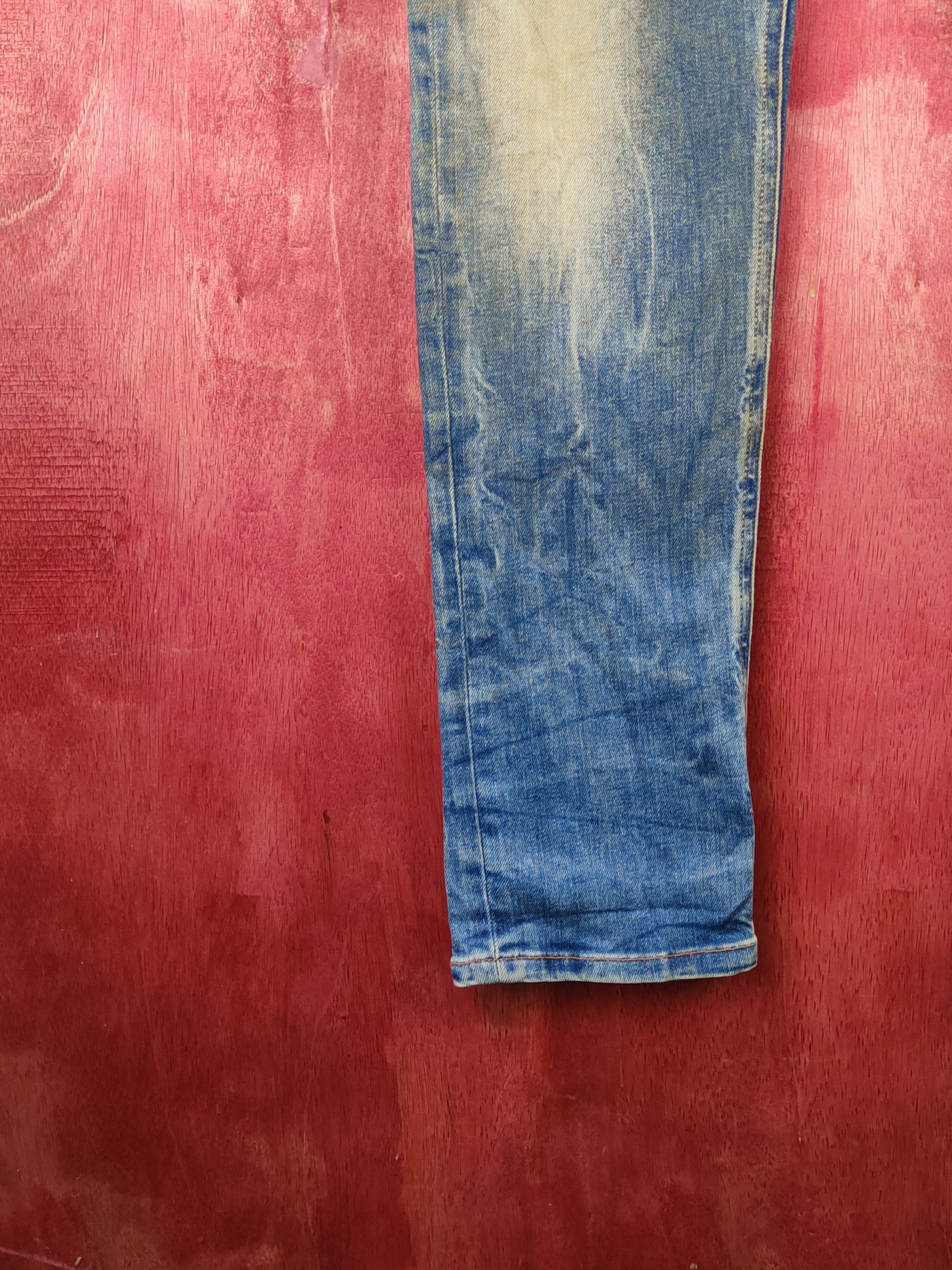 Japanese Brand Zara Man vintage Blue Faded Distressed jeans Denim #S1532 Size US 31 - 5 Thumbnail