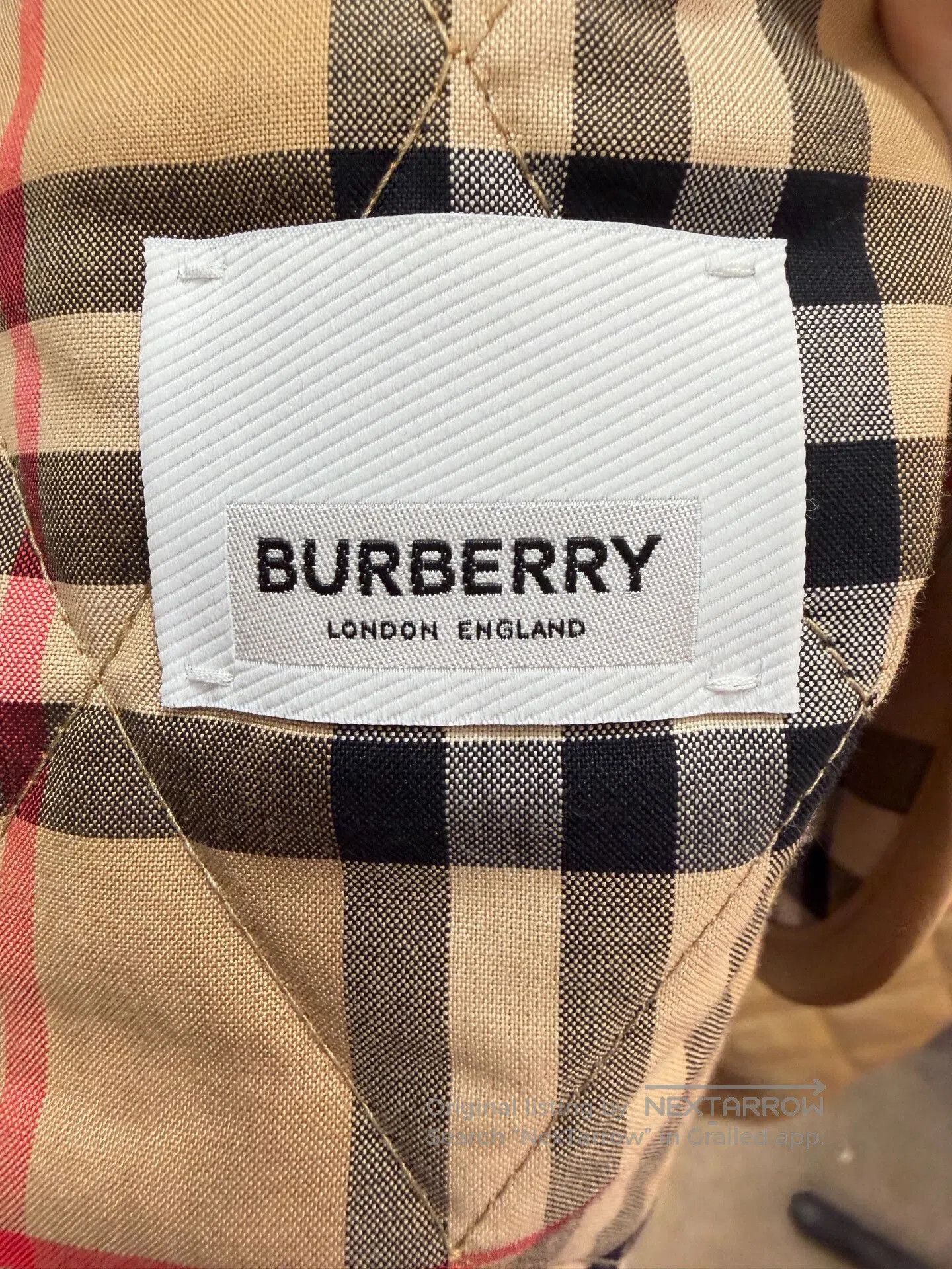 Burberry Burberry Beige Quilted Cotton Coat XL. Size US XL / EU 56 / 4 - 6 Thumbnail