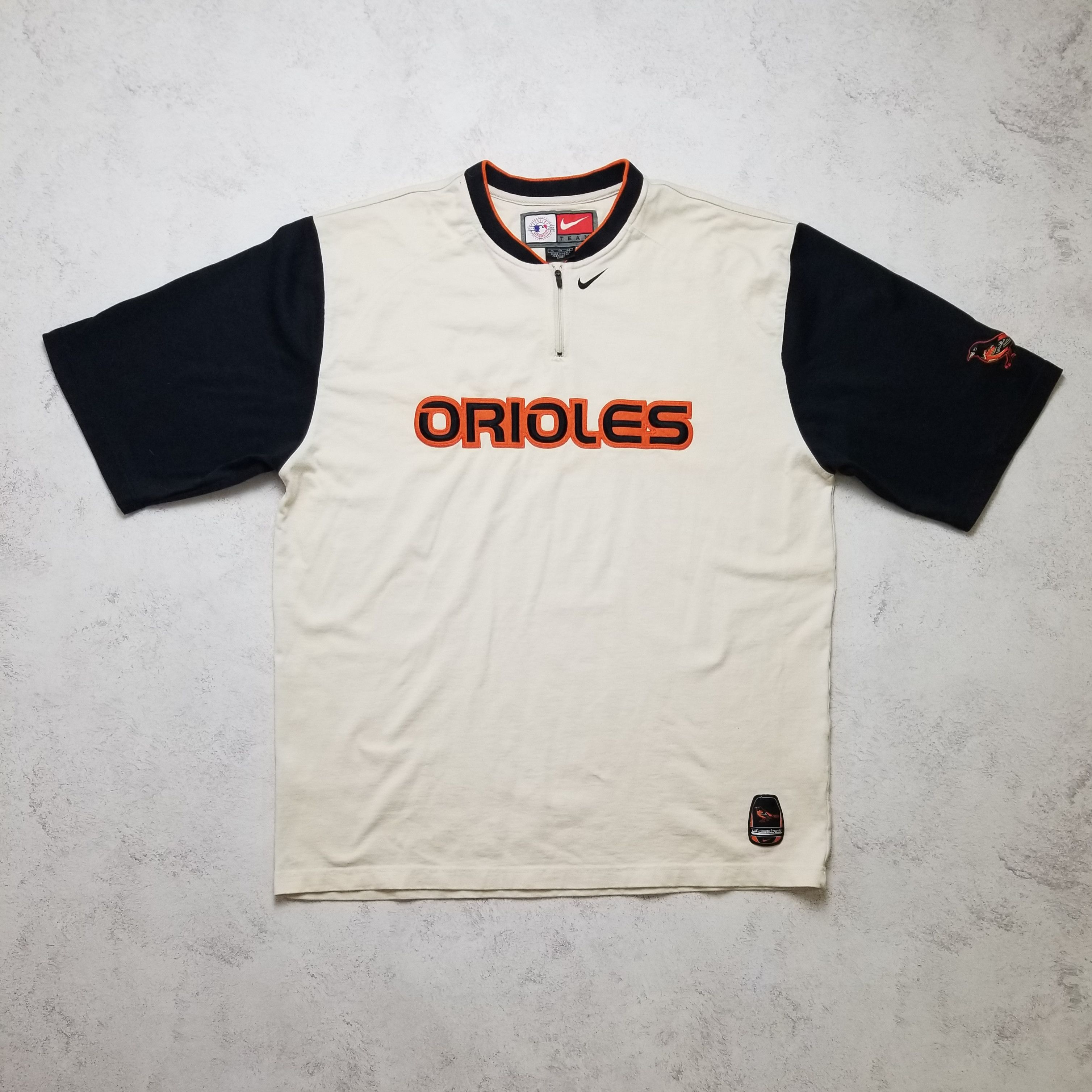 Nike VTG Nike Team MLB Baltimore Orioles Batting Practice T-Shirt Size US XL / EU 56 / 4 - 1 Thumbnail