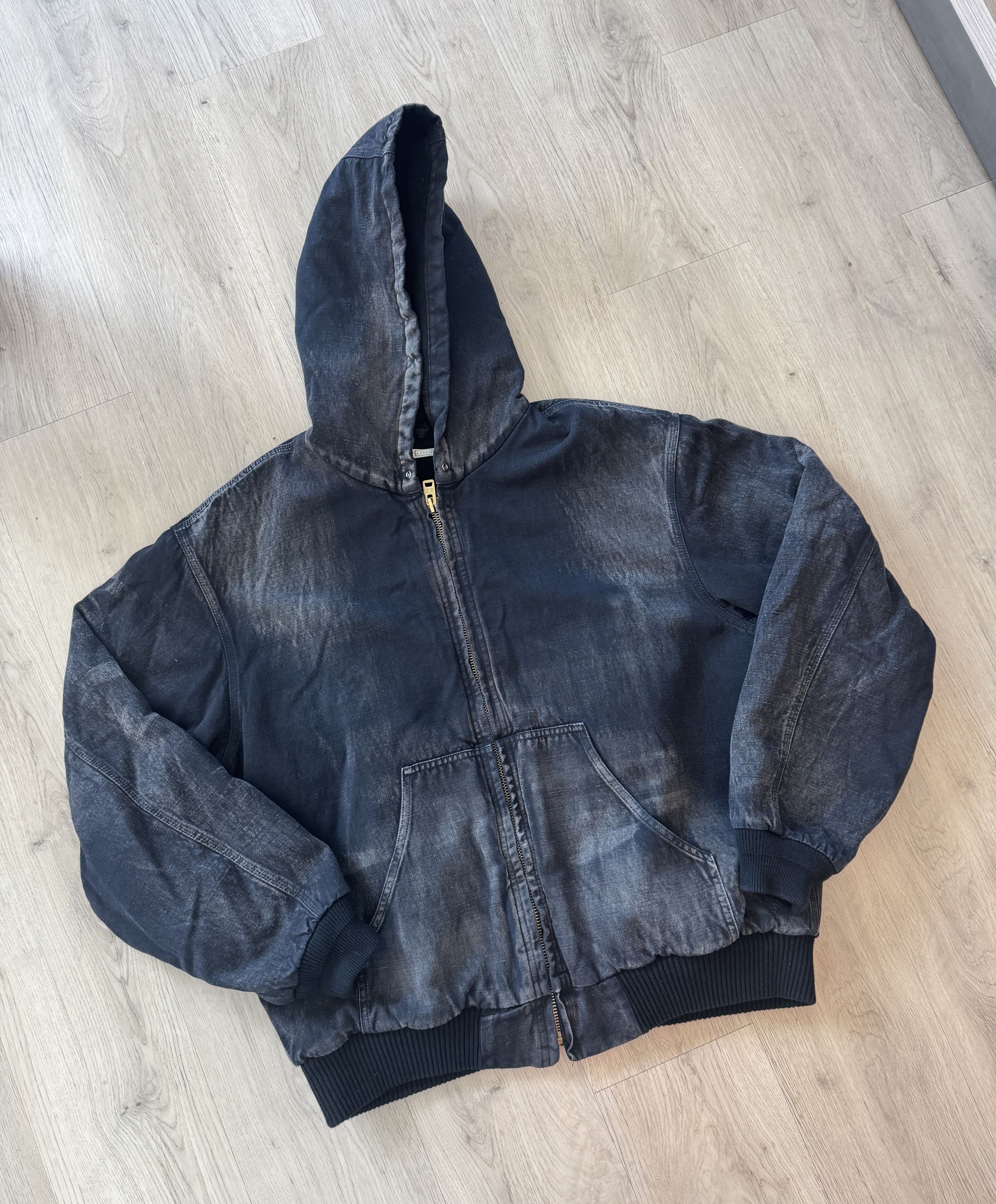 A.PRESSE Silk Linen Hooded Parka サイズ2 店舗在庫 - 【A.PRESSE】 Silk Linen Hooded Parka - ダークブラウン