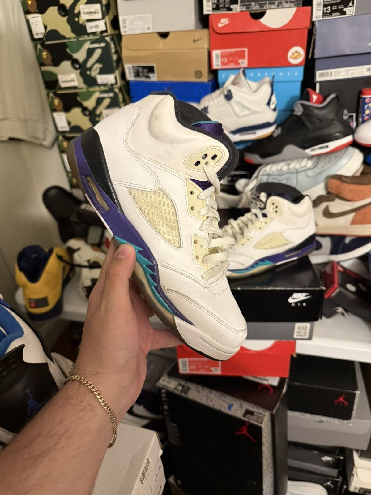 Jordan Brand Jordan retro 5 Grape size 7 Size US 7 / EU 40 - 1 Thumbnail