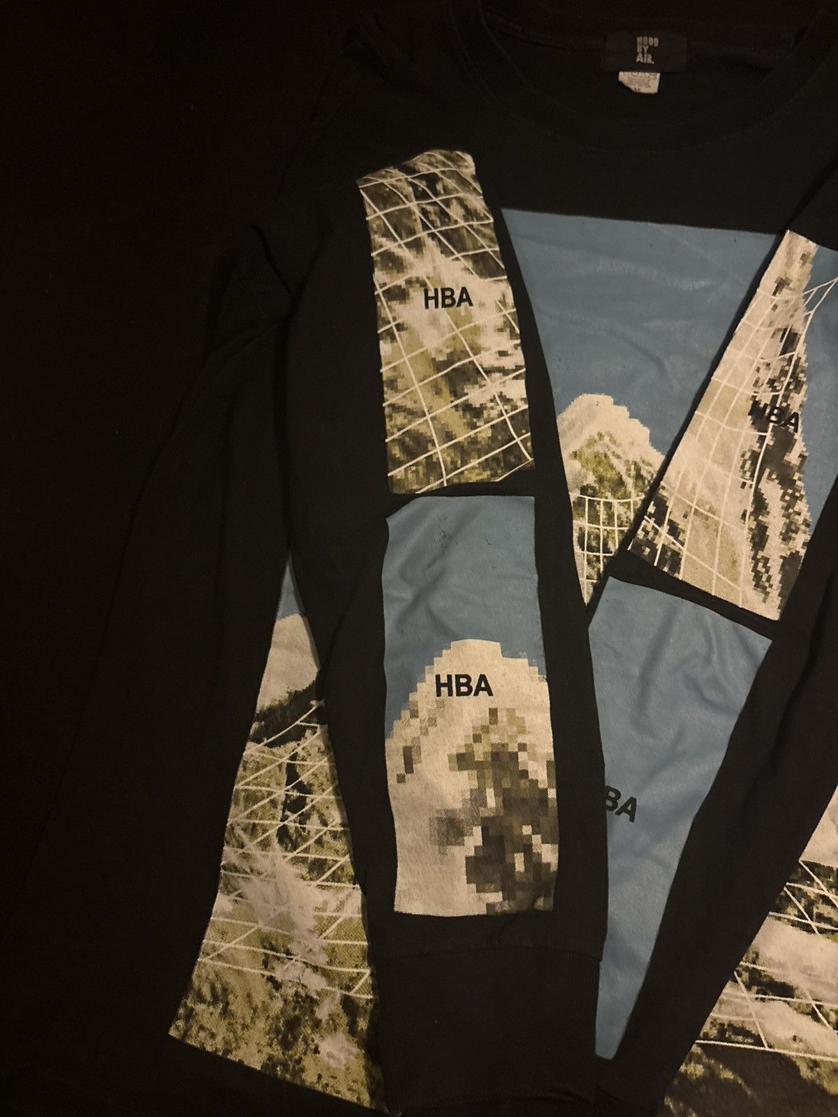 Hood By Air HBA HOOD BY AIR MOUNTAIN PIXEL LONG SLEEVE RARE!! Y2K Size US M / EU 48-50 / 2 - 3 Thumbnail