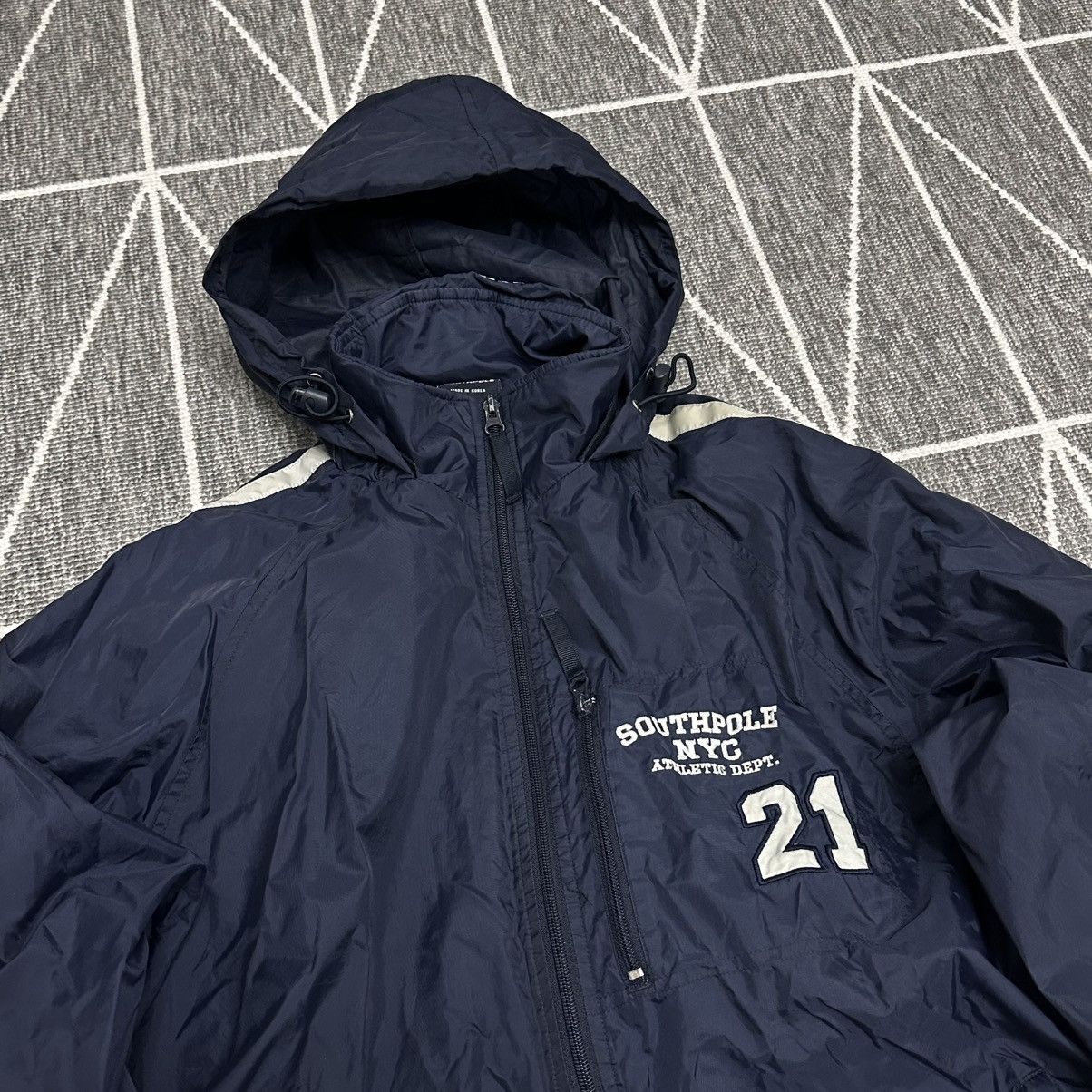 Southpole southpole usa baggy rap hiphop light jacket Size US M / EU 48-50 / 2 - 2 Thumbnail