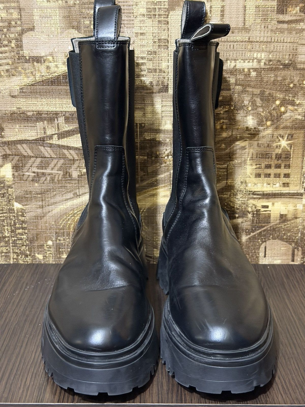 Allsaints AllSaints Boots Amber Black Leather Size 39 Size US 9 / IT 39 - 6 Thumbnail