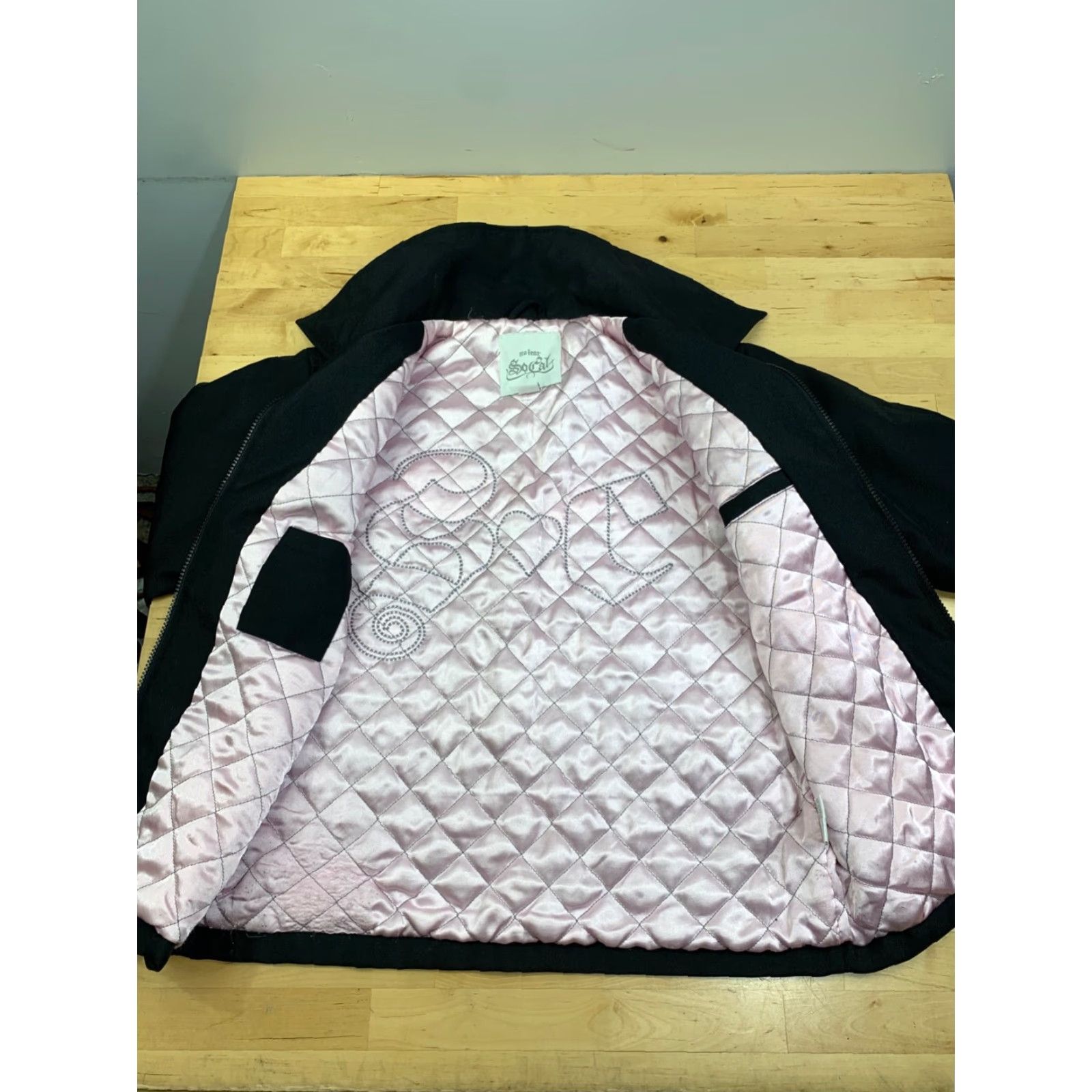 No Fear VINTAGE Socal No fear women Jacket So-cal black pink lined Zip Long Sleeve Casual 10294 S Womens Size S / US 4 / IT 40 - 5 Thumbnail