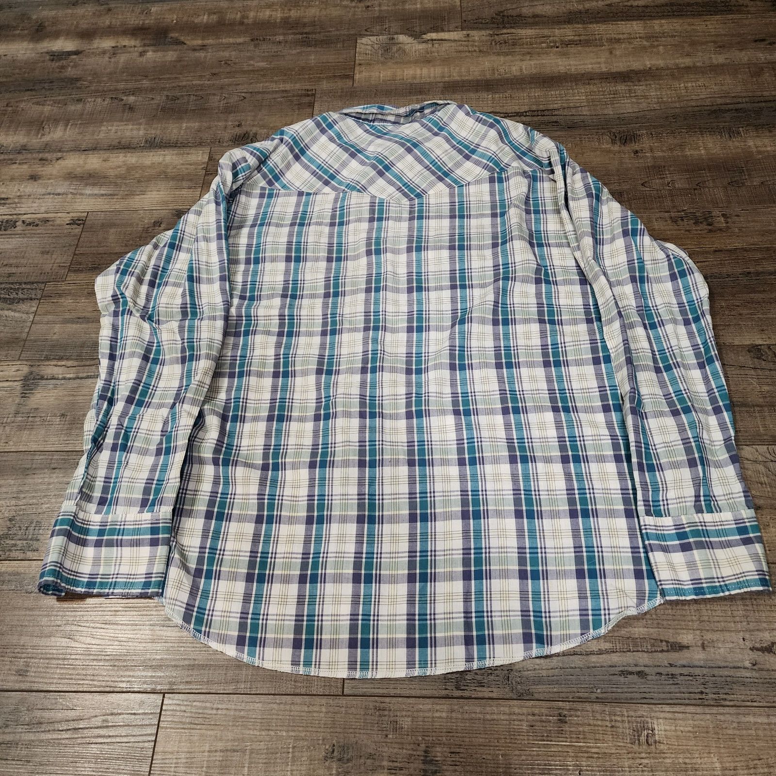 Rustler Rustler long sleeve light weight pearl snap shirt XL 2238 Size US XL / EU 56 / 4 - 5 Thumbnail