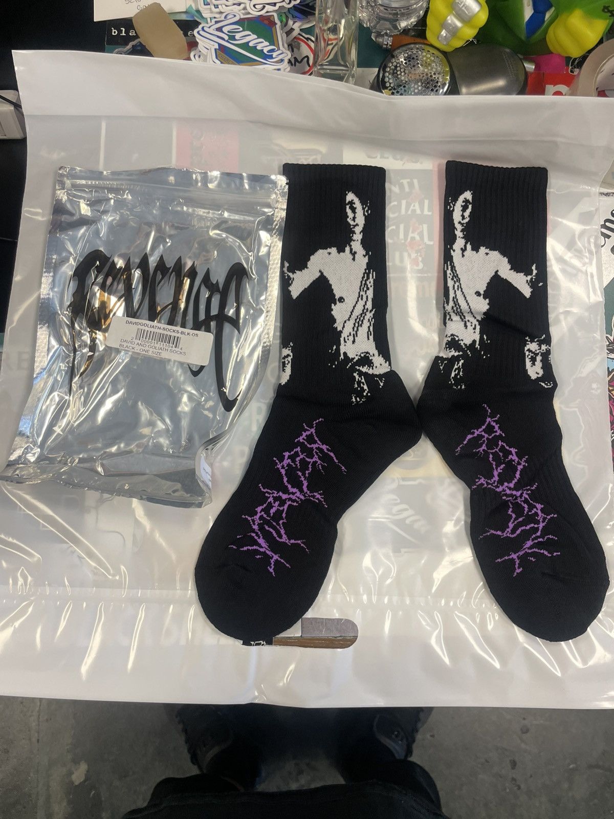 Revenge Revenge David Goliath Socks Size ONE SIZE - 1 Thumbnail