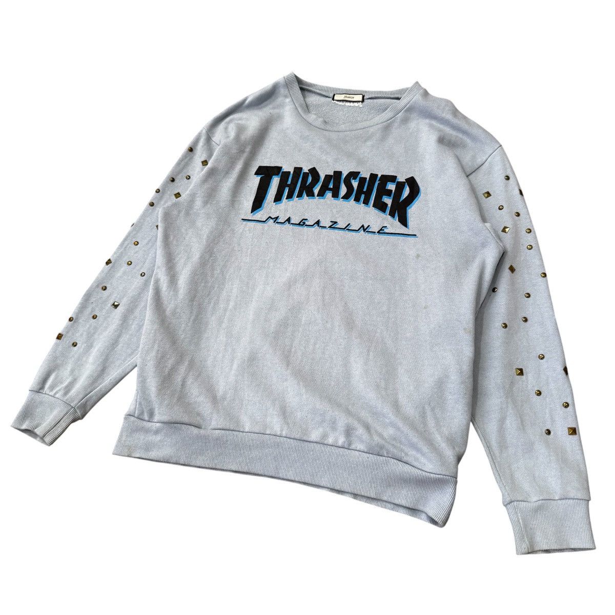 Thrasher Thrasher Magazine x Jóuetie Studded Crewneck Sweatshirt Size US L / EU 52-54 / 3 - 2 Thumbnail