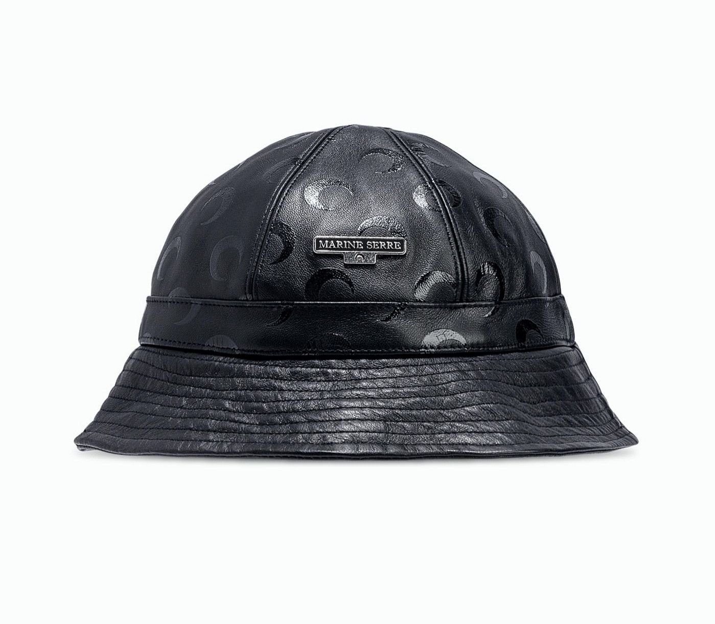 Marine Serre Leather bucket hat Size ONE SIZE - 12 Thumbnail