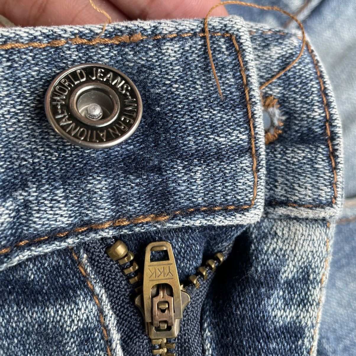 Japanese Brand 🔥🇯🇵Vintage Barcedos Stoned Washed Ripped Distress Denim Jeans Size US 35 - 10 Thumbnail