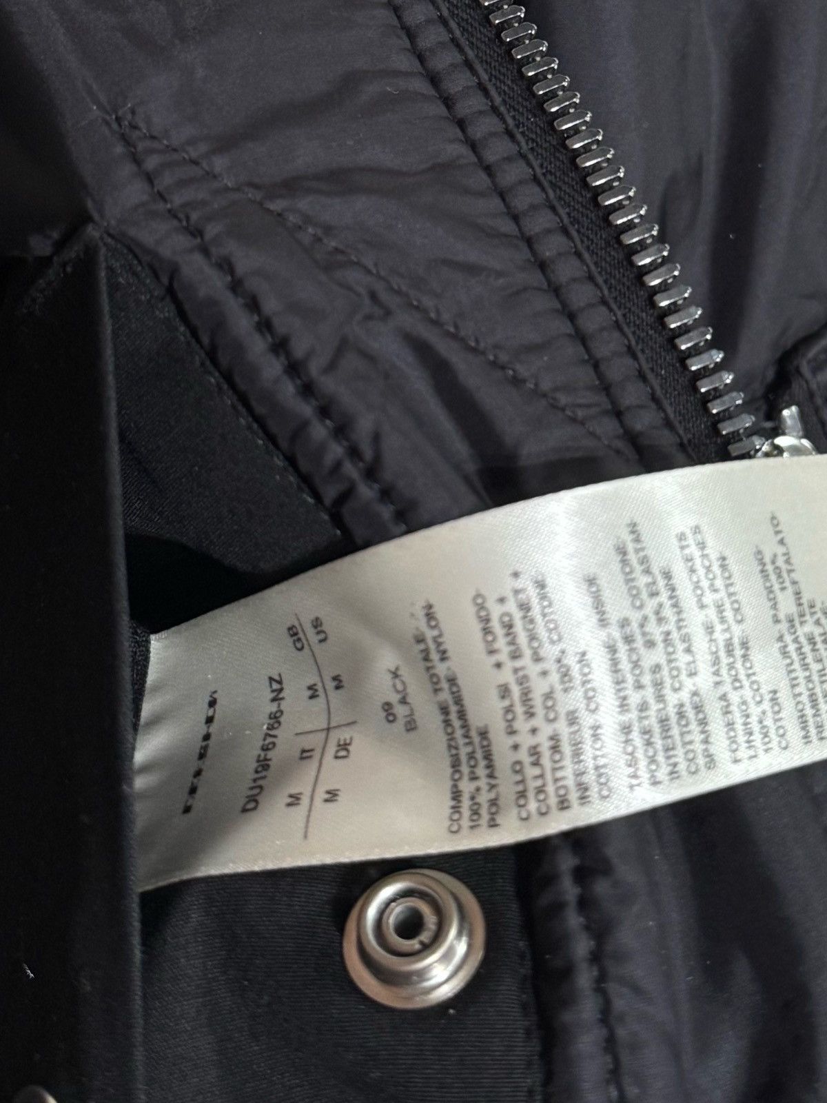 Rick Owens Drkshdw QUILTED BOMBER PUFFER SYMMETRICAL JACKET Size US M / EU 48-50 / 2 - 7 Thumbnail