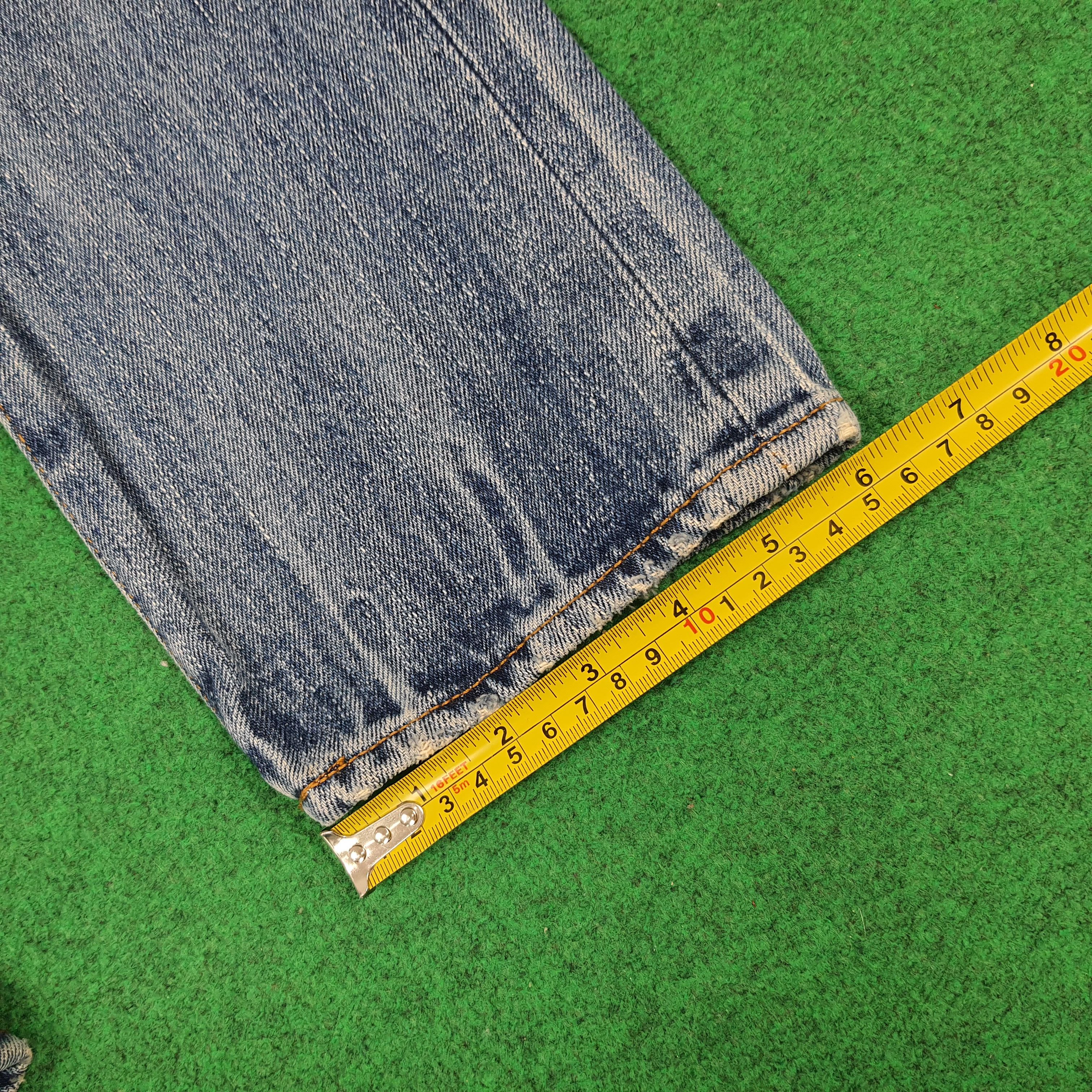 Prps Vintage PRPS Selvedge Camo Pocket Distressed Jeans C297N16 Size US 31 - 18 Thumbnail