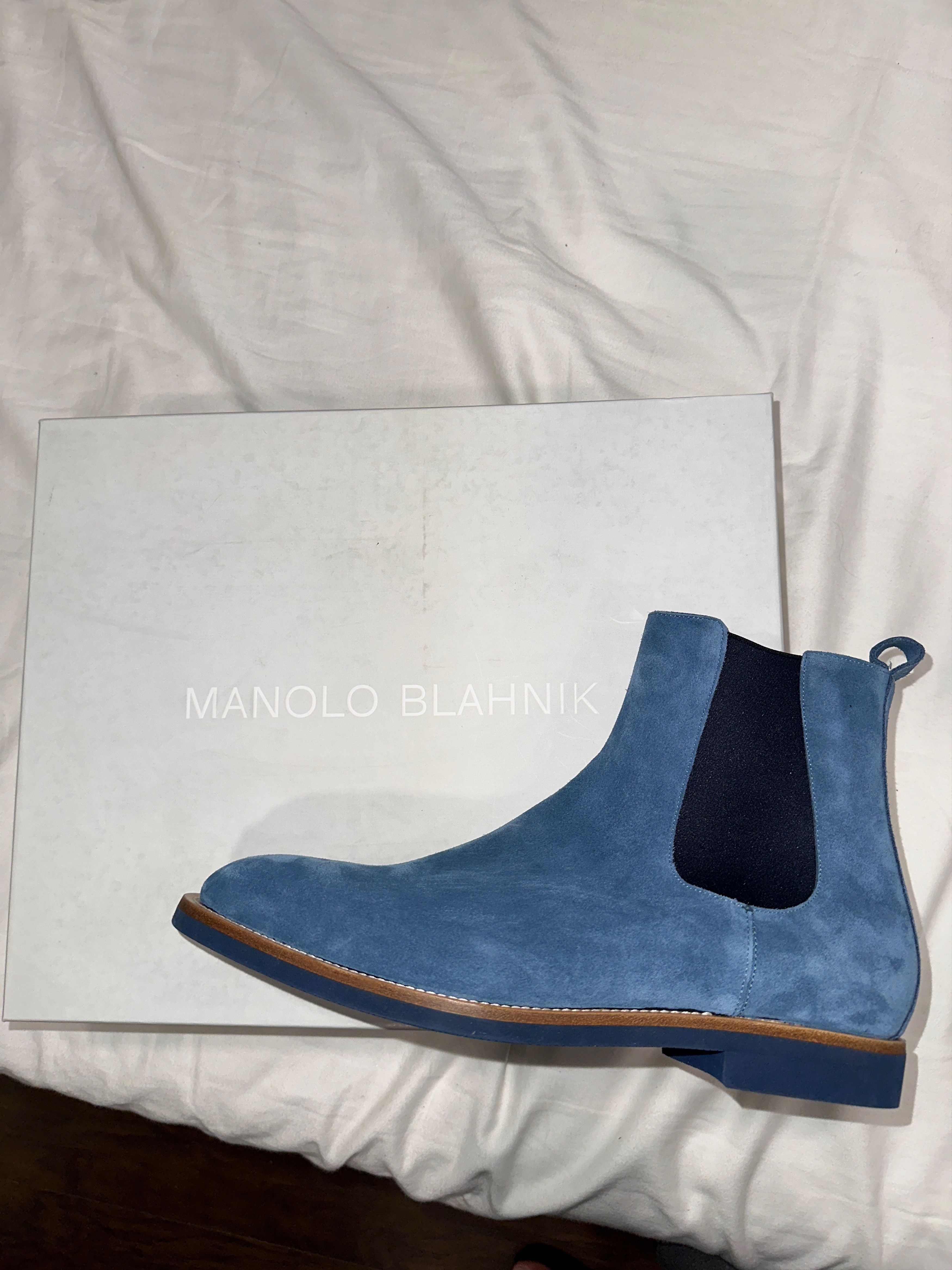 Manolo Blahnik Manolo Blahnik Madrid Chelsea Boots Size US 12 / EU 45 - 1 Thumbnail