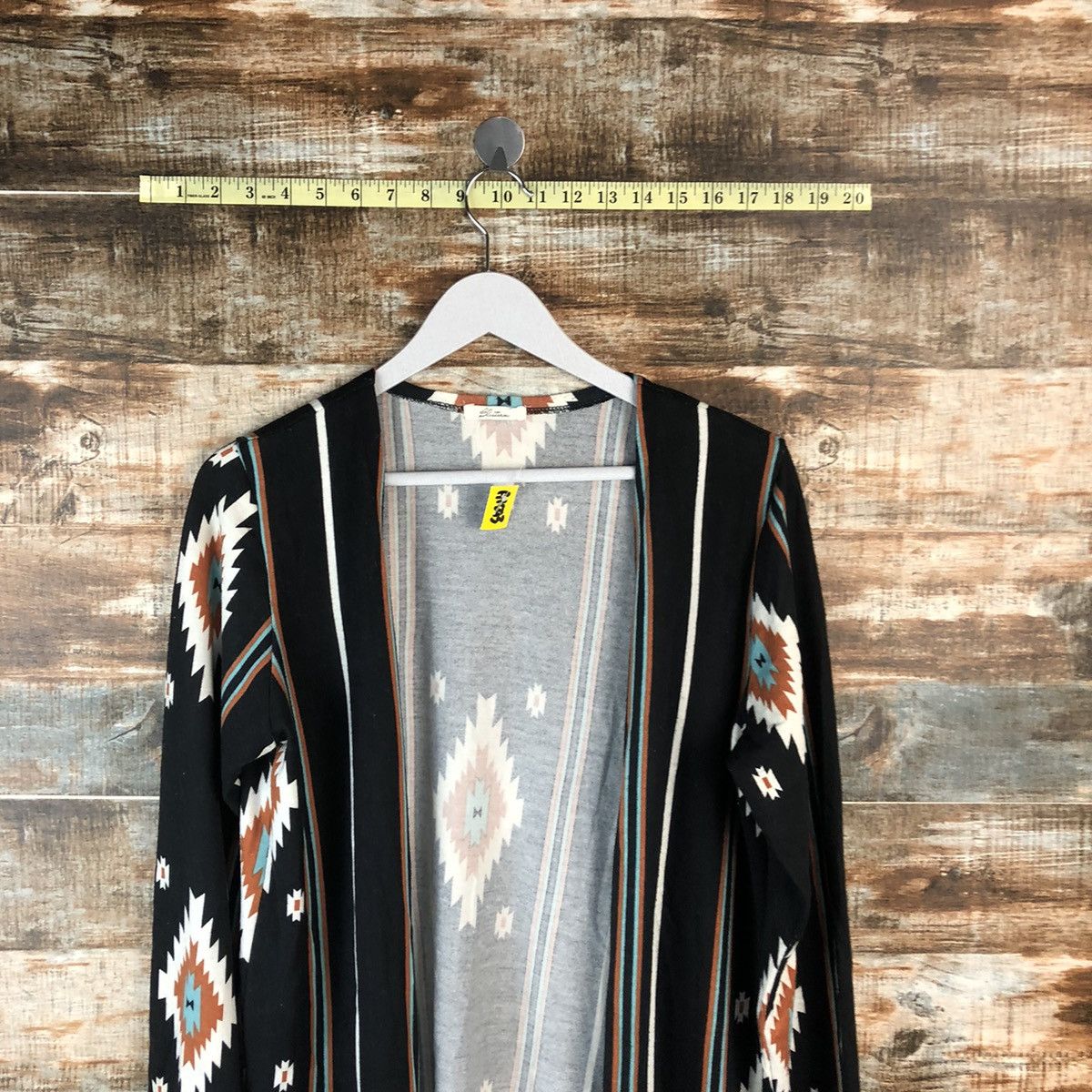 Japanese Brand Bliatanmu navajo Black Cardigan Knitwear #A1593 Size US M / EU 48-50 / 2 - 5 Thumbnail