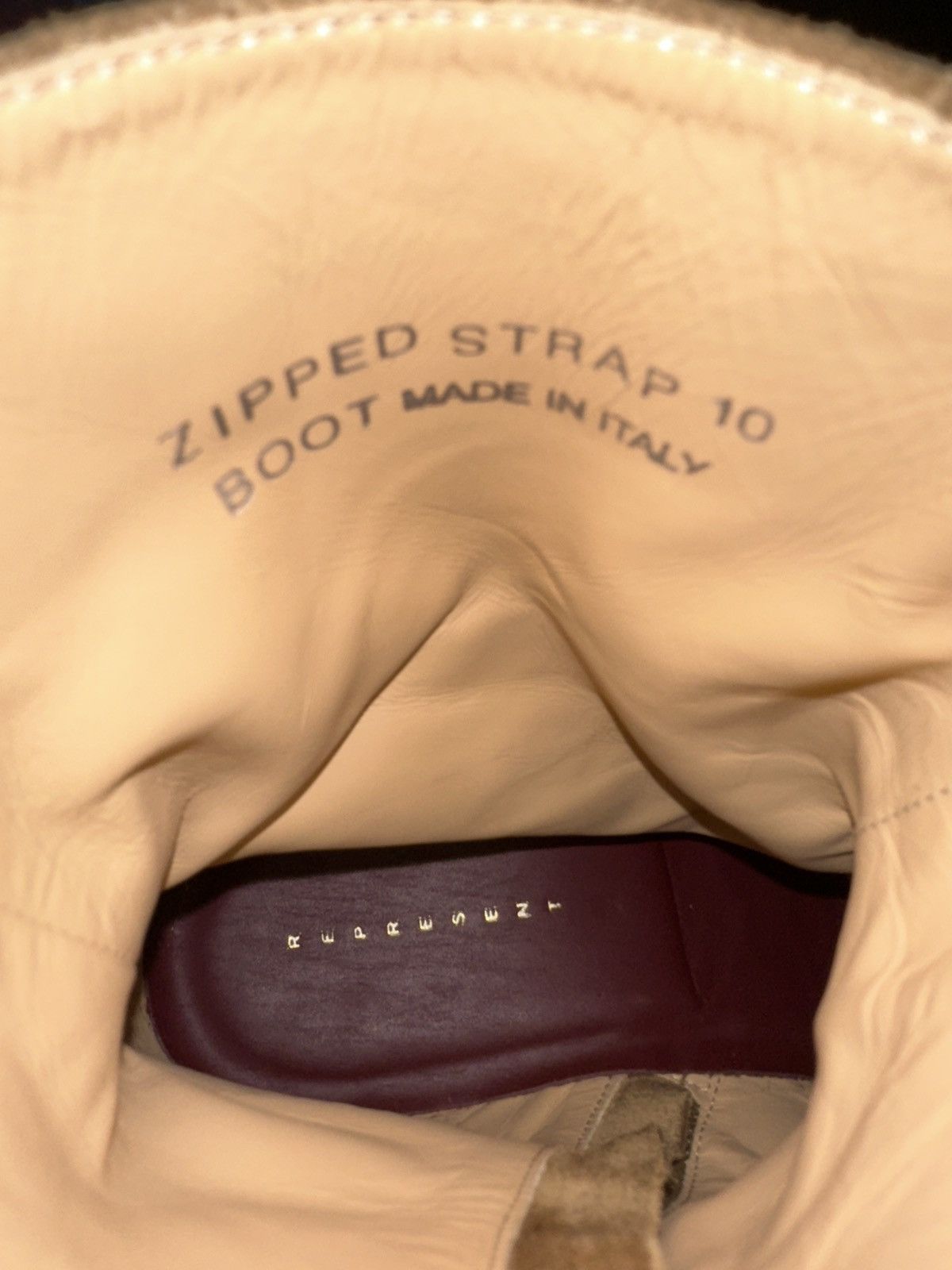 Represent Clo. Represent Zipper buckle suede mens boots Size US 10 / EU 43 - 6 Thumbnail