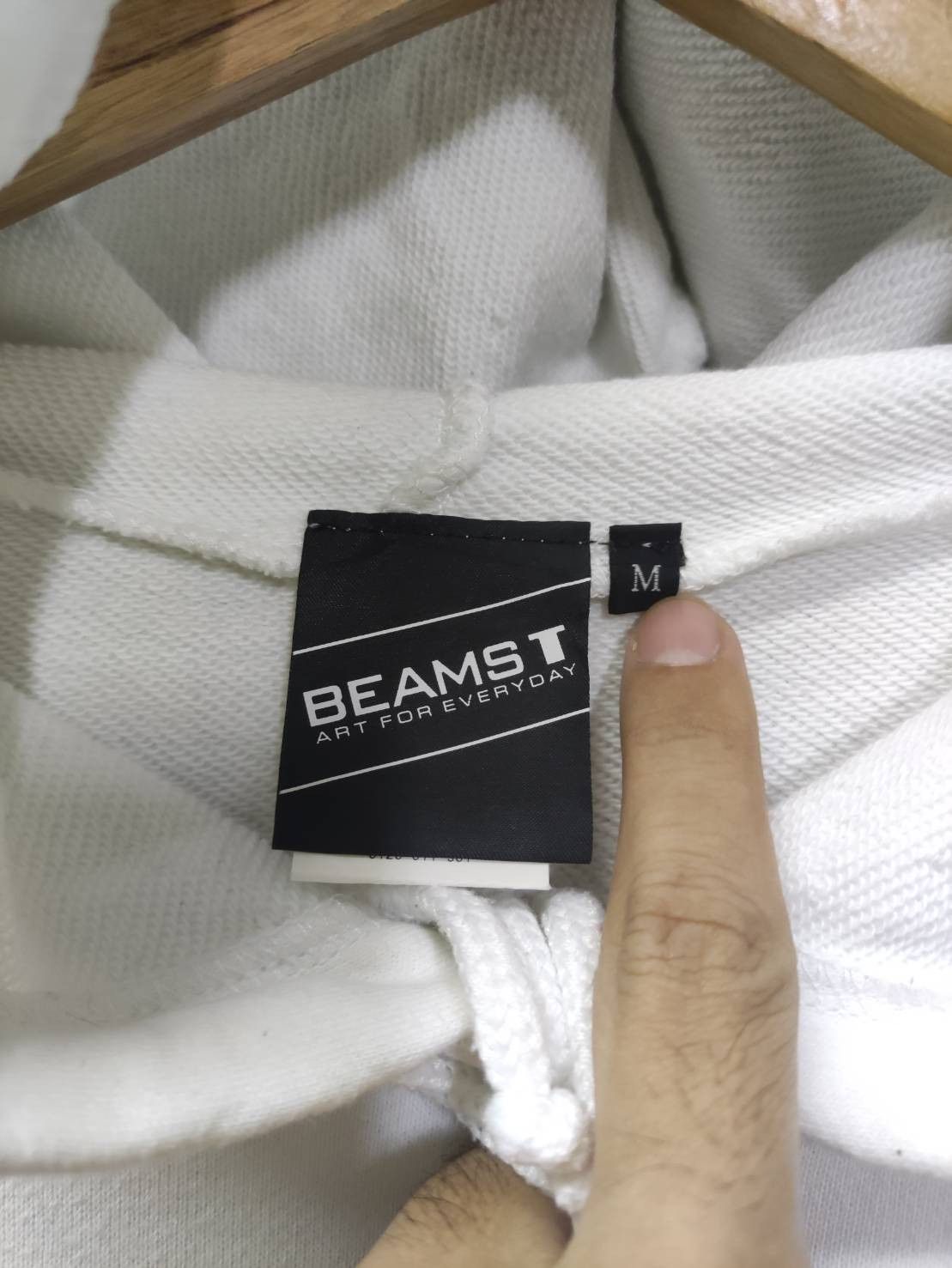 Beams Japan Vtg Beams Japan " Britpop " Logo Pullover Hoodie Size US M / EU 48-50 / 2 - 4 Thumbnail