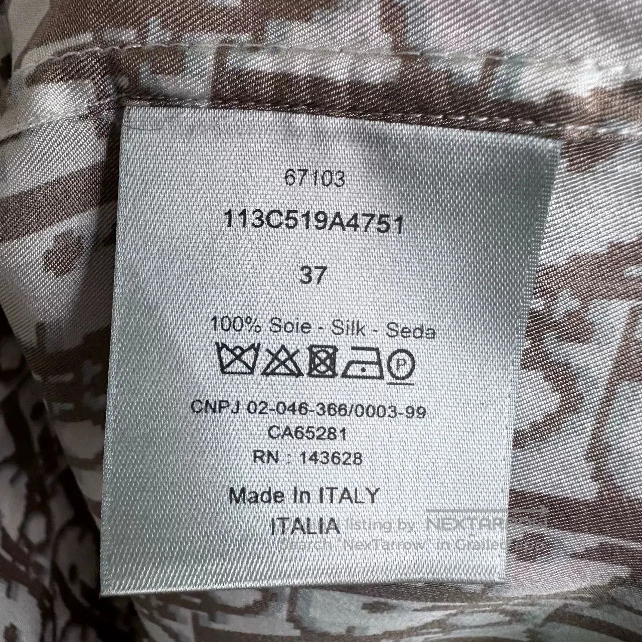 Dior Dior Monogram All-Over Short-Sleeve Shirt. Size M / US 6-8 / IT 42-44 - 5 Thumbnail