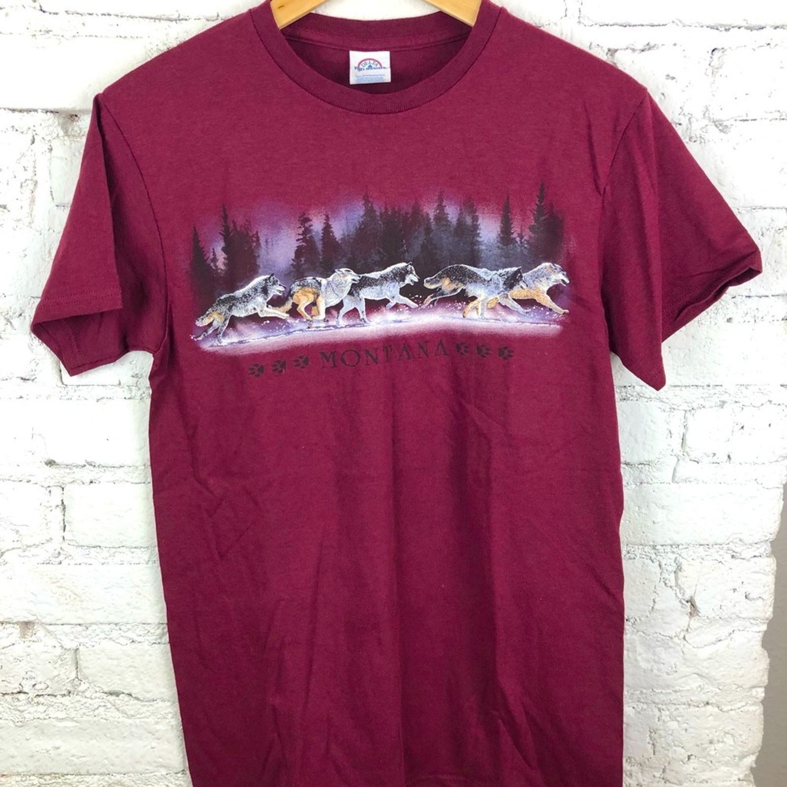 Vintage Vintage Montana Wolves Shirt Size US S / EU 44-46 / 1 - 1 Thumbnail