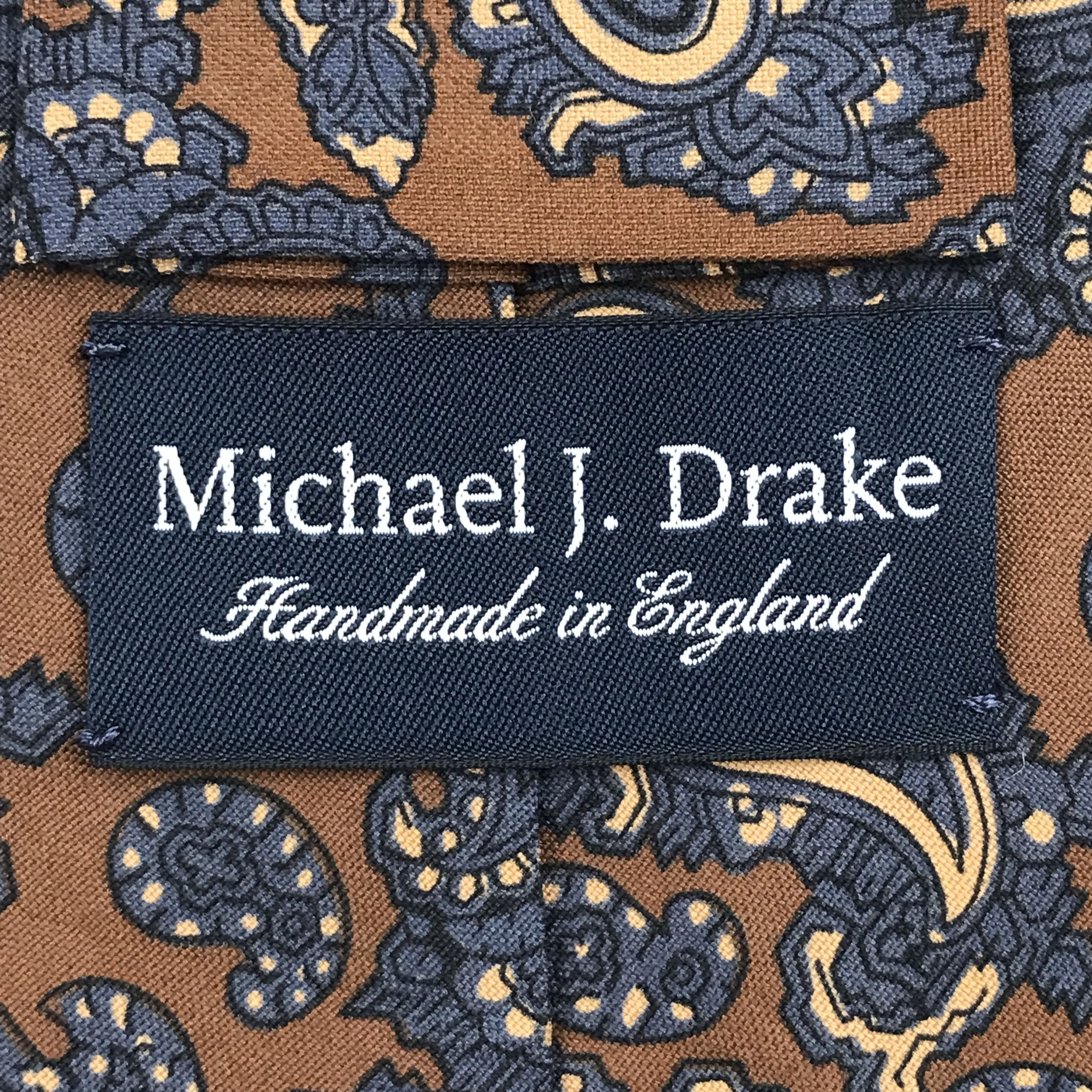 Designer × Vintage Vintage Michael J. Drake Necktie Size ONE SIZE - 7 Thumbnail