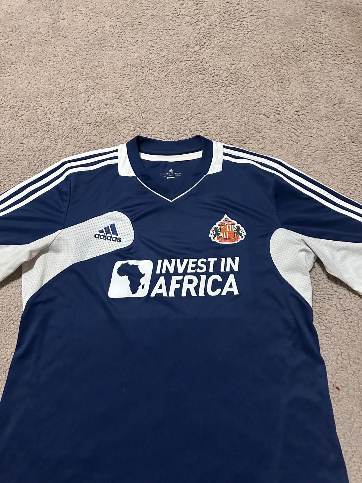 Adidas Sunderland Training Jersey Football Soccer Player Issue Size US XXL / EU 58 / 5 - 3 Thumbnail