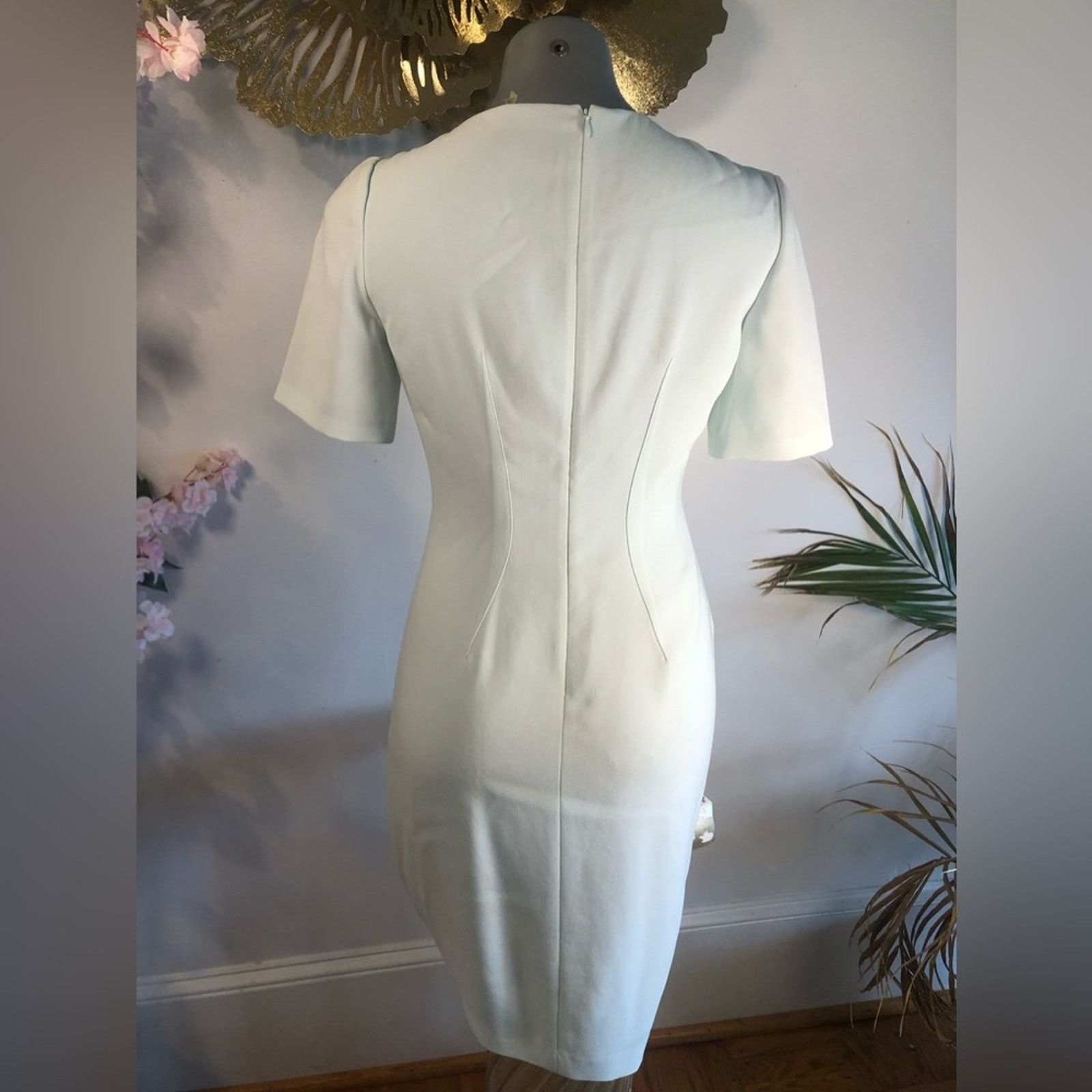 Elie Tahari Dress Elli Tahari blue green asymetrical front cut Size S / US 4 / IT 40 - 6 Thumbnail