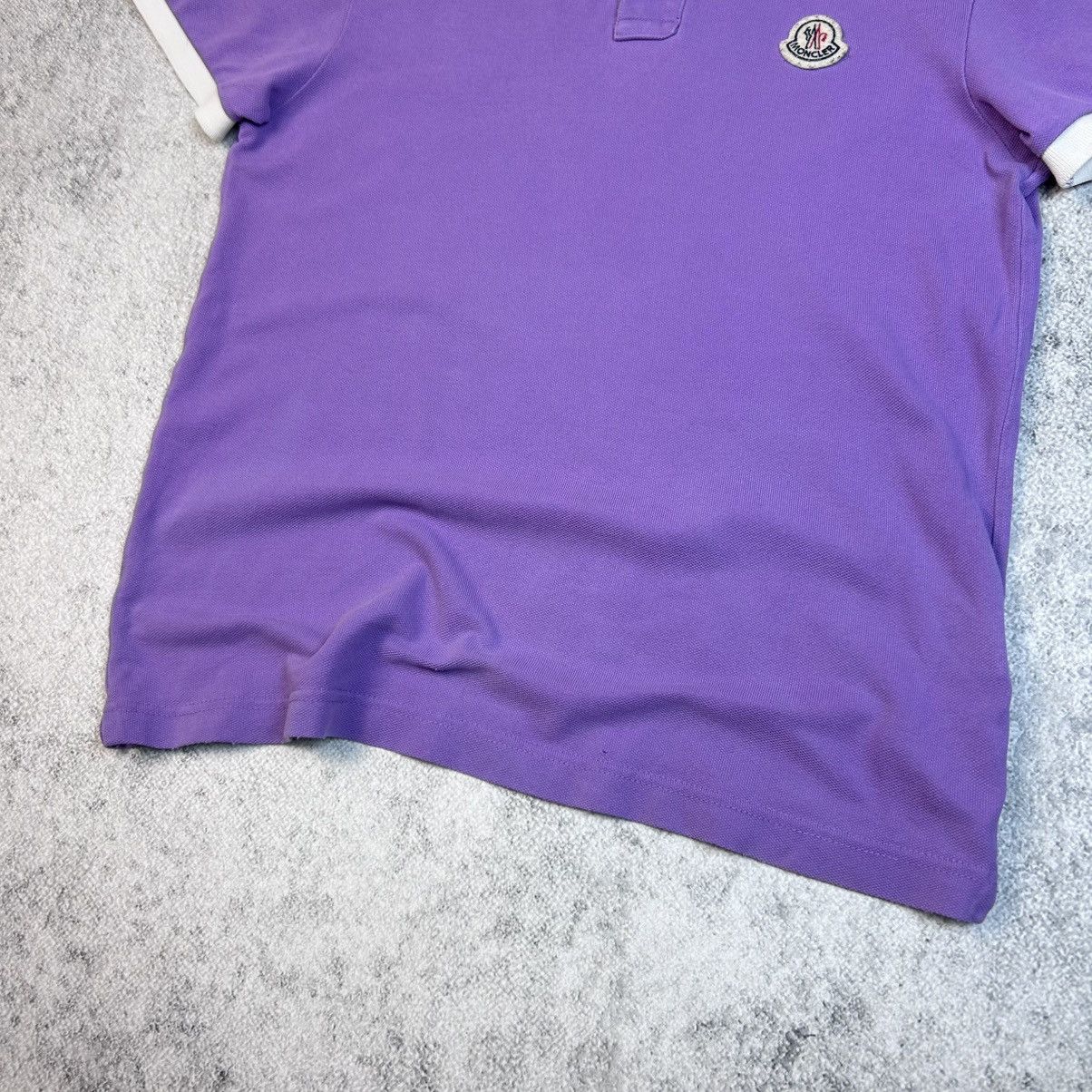 Moncler Luxury Men's Polo Shirt Moncler Lilac Logo Size US S / EU 44-46 / 1 - 6 Thumbnail