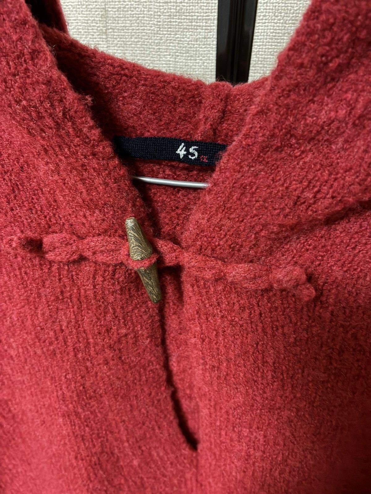 45rpm 45rpm/Fluffy Wool Knit Hoodie/red/size:3 Size US L / EU 52-54 / 3 - 1 Thumbnail