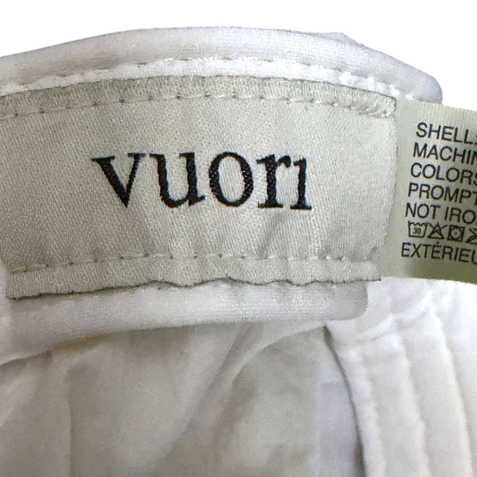 Vuori Vuori The Rise The Shine Logo Baseball Cap White Hat Gym Size ONE SIZE - 6 Thumbnail