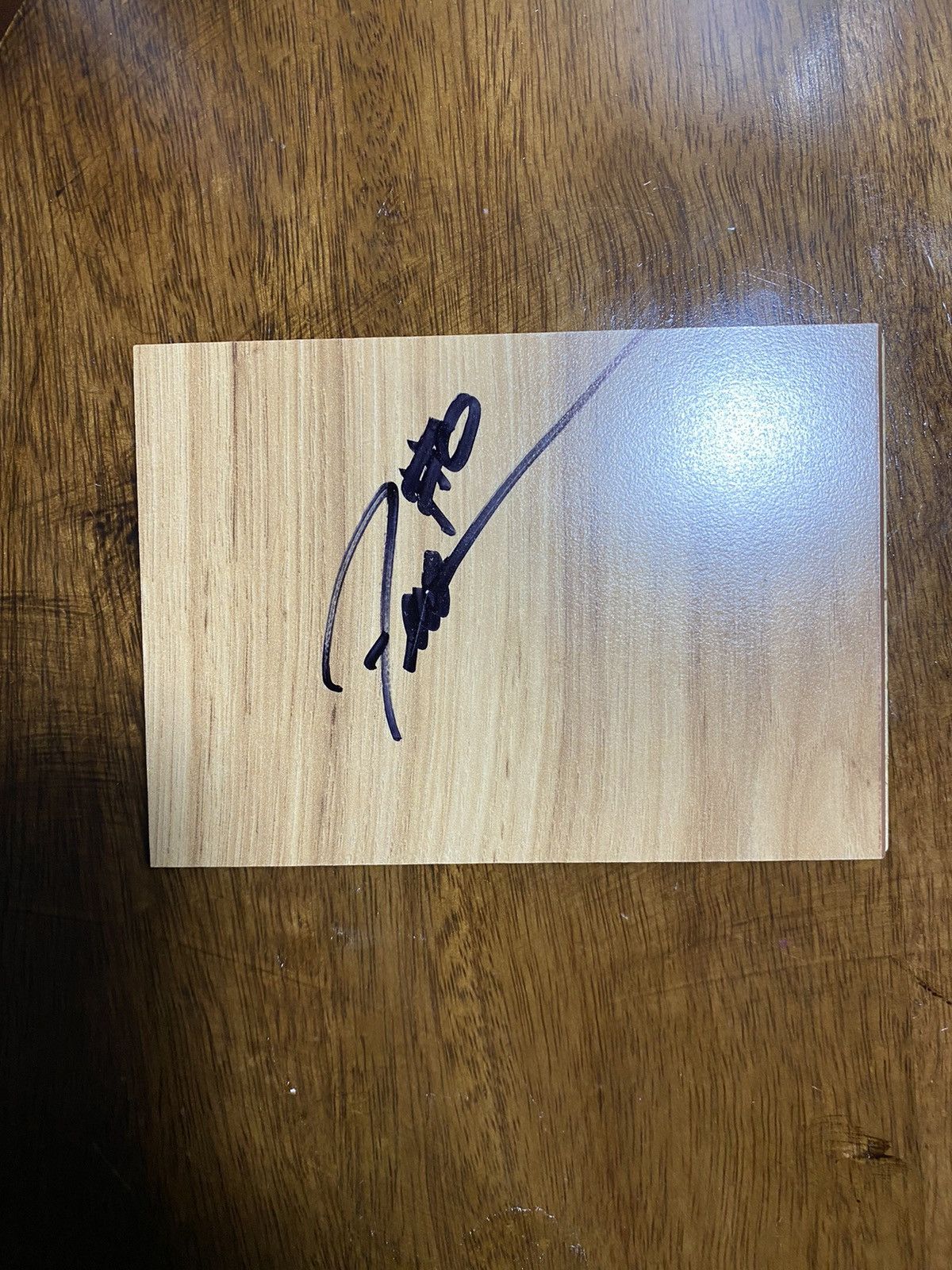 NBA Jeremiah fears signed NBA floorboard pelicans autograph Size ONE SIZE - 1 Preview
