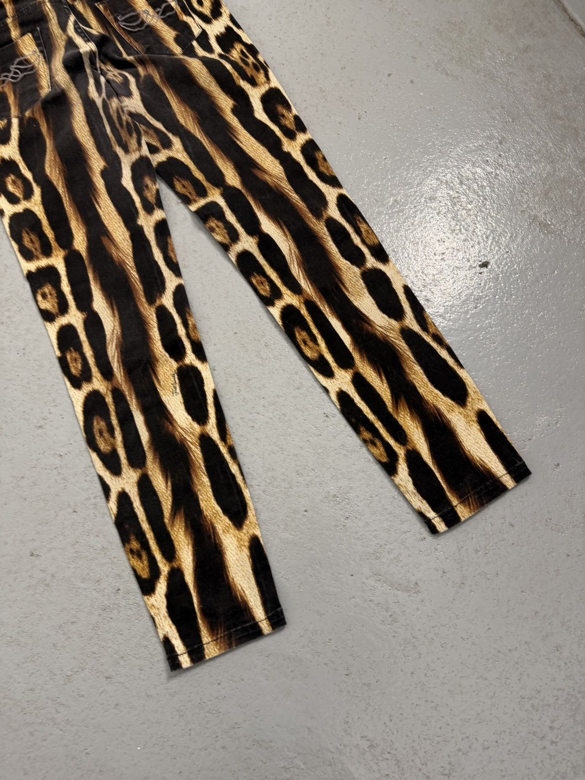 Just Cavalli Just Cavalli Leopard Overprinted Jeans Size 27" / US 4 / IT 40 - 11 Thumbnail