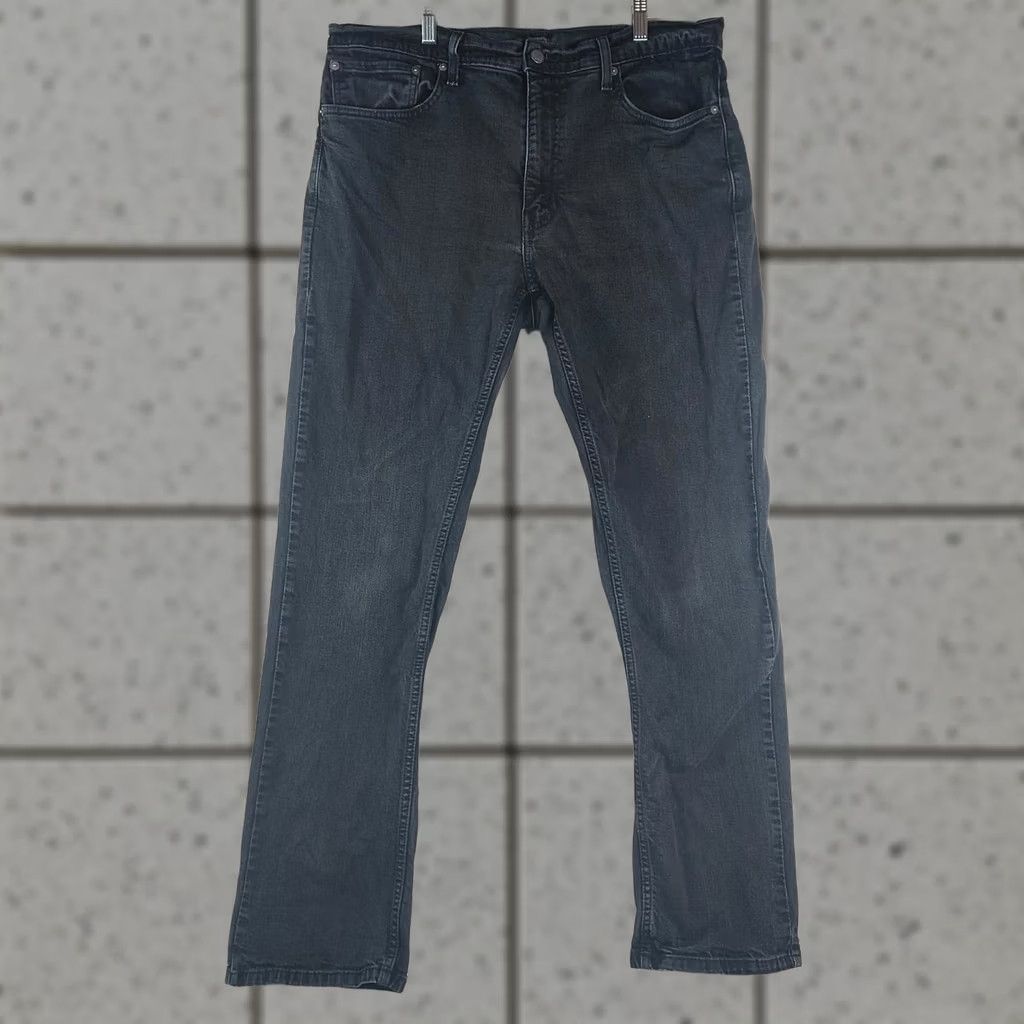 Levi's Levi’s 559 Relaxed Straight Jeans Men 38x34 Black Denim Charcoal 5-Pocket Cotton Med Rise Regular Black Mens jeans 559 Straight outfit? Size US 38 / EU 54 - 1 Thumbnail