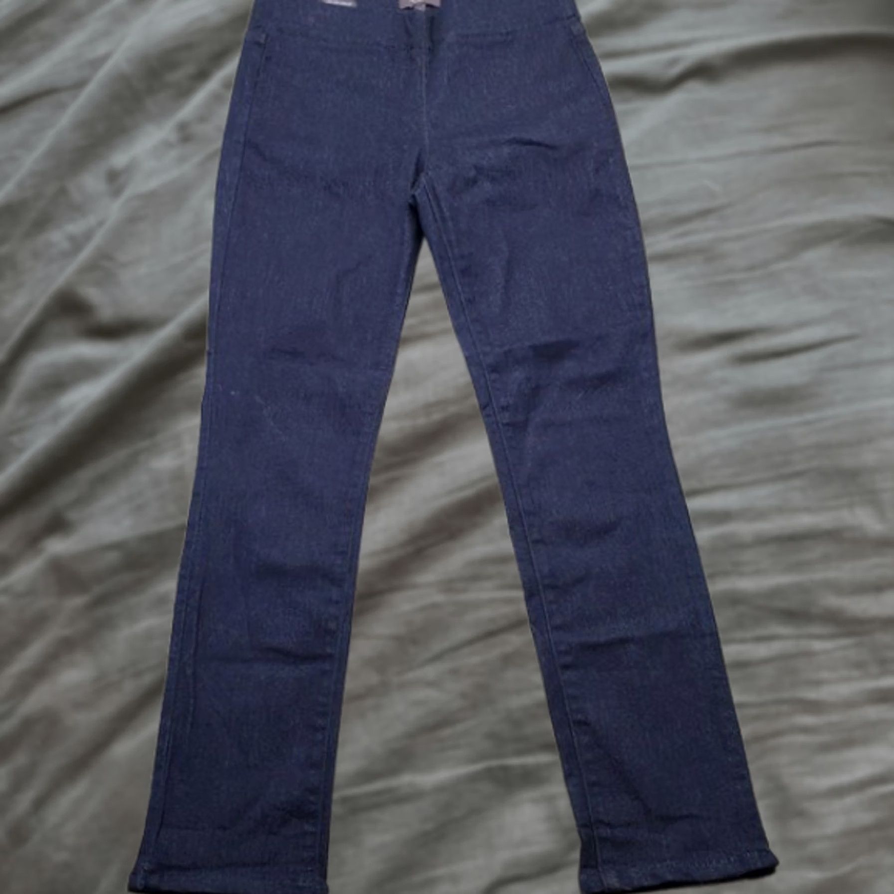 NYDJ NYDJ Ankle Pants Women’s 2 Blue Cotton Comfort Waist Flat Front Pull On Size 26" / US 2 / IT 38 - 1 Thumbnail