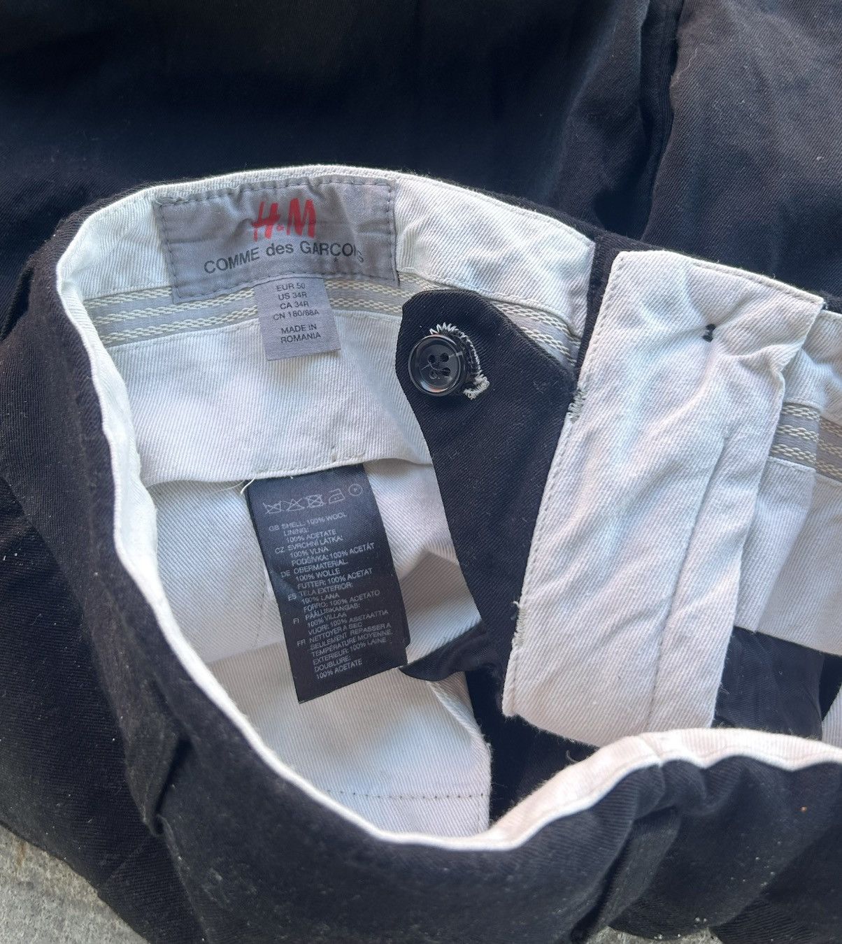 Comme des Garcons × H&M Comme Des Garçons x H&M Wool pants Size US 30 / EU 46 - 4 Thumbnail