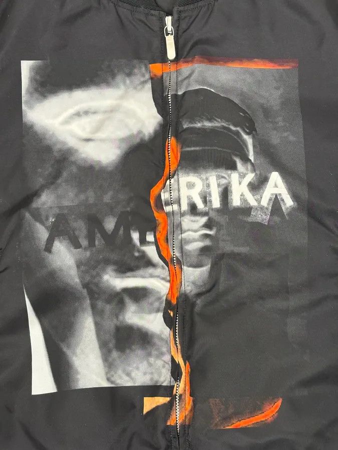 Givenchy Givenchy Reversible Presley Black & Orange Nylon Bomber Jacket by Riccardo Tisci Size US M / EU 48-50 / 2 - 15 Thumbnail