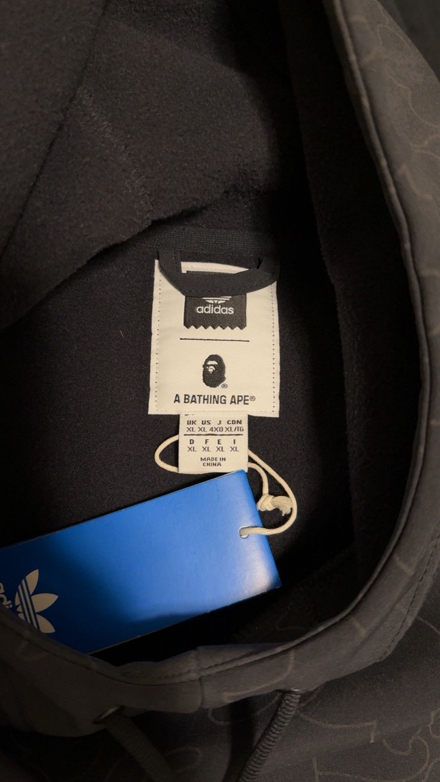Adidas × Bape BAPE x Adidas Tech Hoodie Size US XL / EU 56 / 4 - 4 Thumbnail