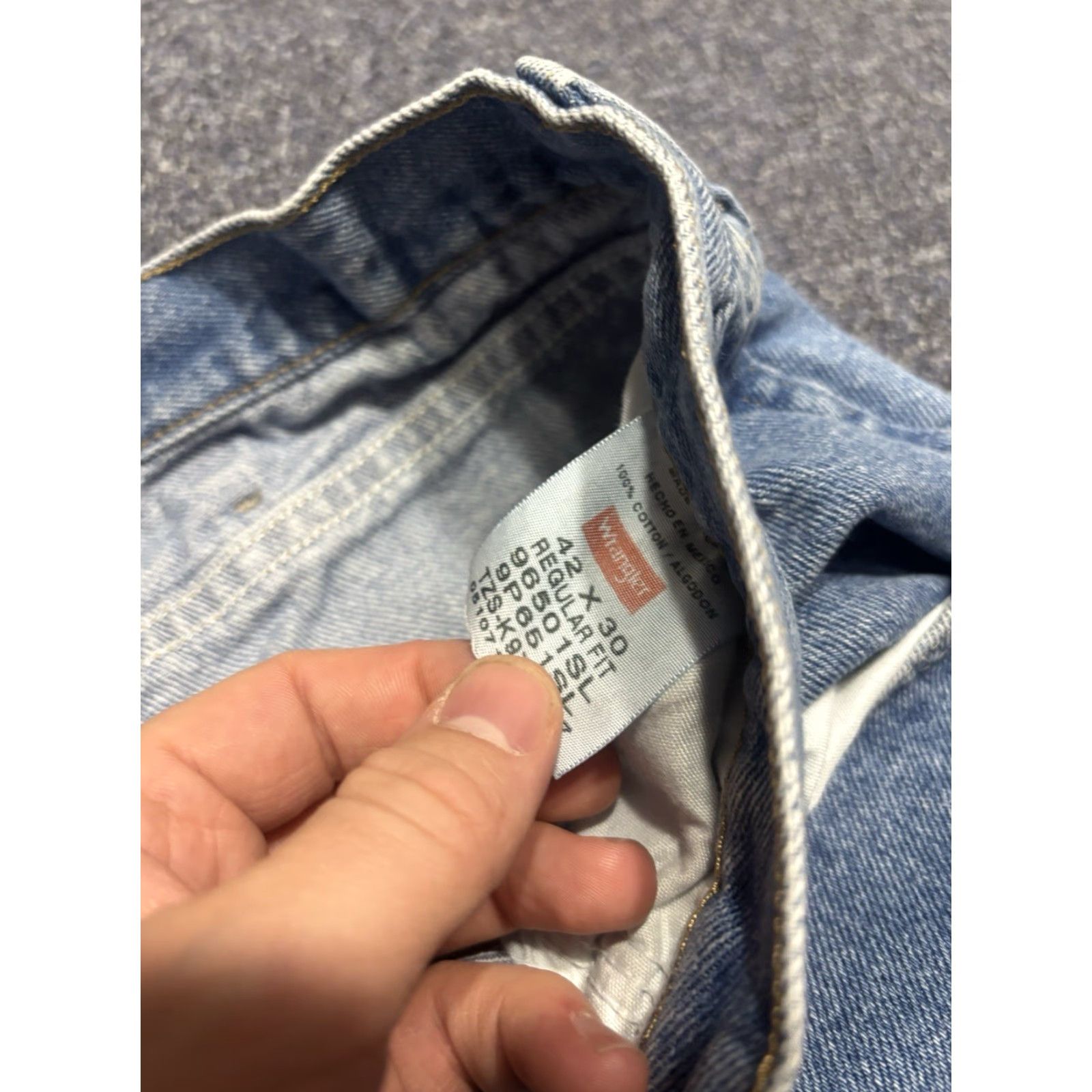 Wrangler VINTAGE Wrangler Jeans Men 42x30 Blue Western Denim Straight Cowboy Work Y2K Wrangler Wrancher Jeans Men 42 Blue Denim Straight Cowboy Work Y2K Size US 42 / EU 58 - 2 Thumbnail