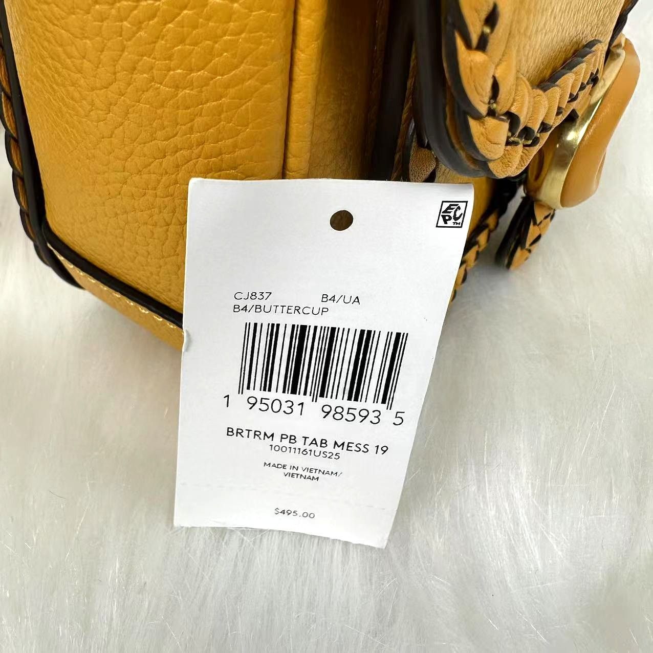 Coach Coach Tabby Leather xbody Messenger 19 Braid Buttercup NWT Size ONE SIZE - 10 Thumbnail