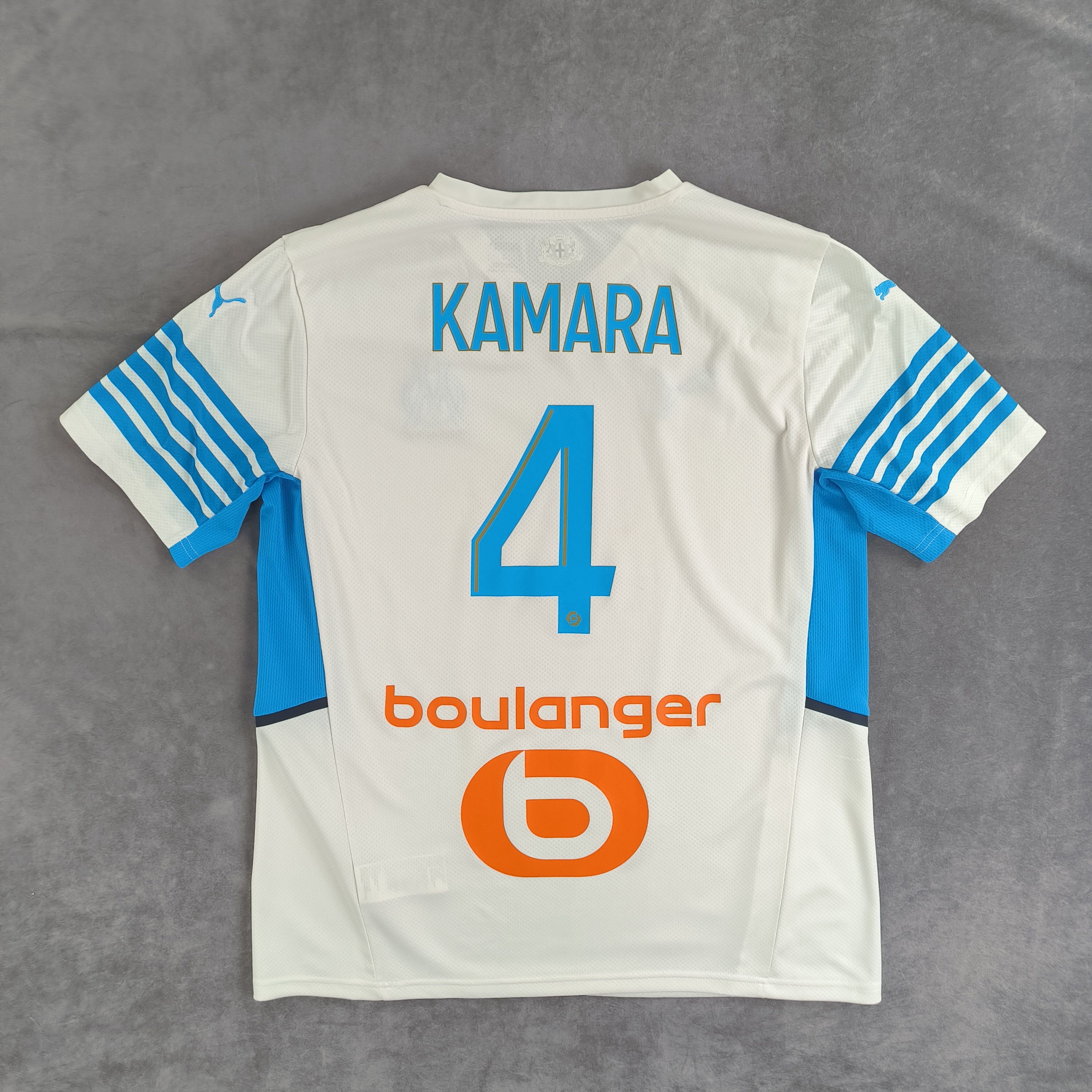 Puma Marseille 2021-22 Puma home Kamara football jersey size L Size US L / EU 52-54 / 3 - 1 Thumbnail