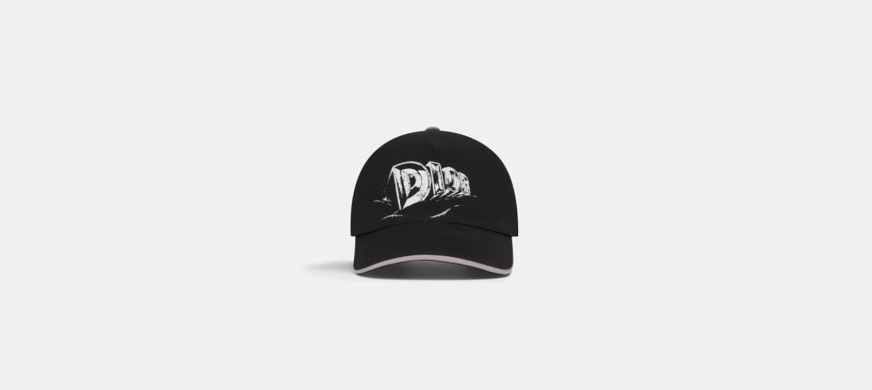 Dior o1w1db10824 Size: S / Baseball Cap Signature in Black/White Size ONE SIZE - 1 Thumbnail