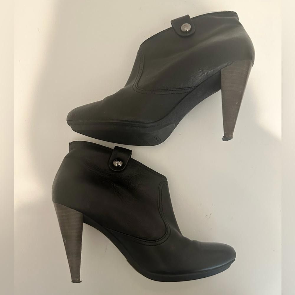 Coach COACH Aliza Black Leather Ankle Boot Booties Size 8 Size US 8 / IT 38 - 4 Thumbnail