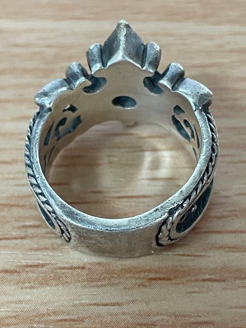 Other Royal Order Sterling Silver Crown Motif Ring (Rare) Size ONE SIZE - 5 Thumbnail
