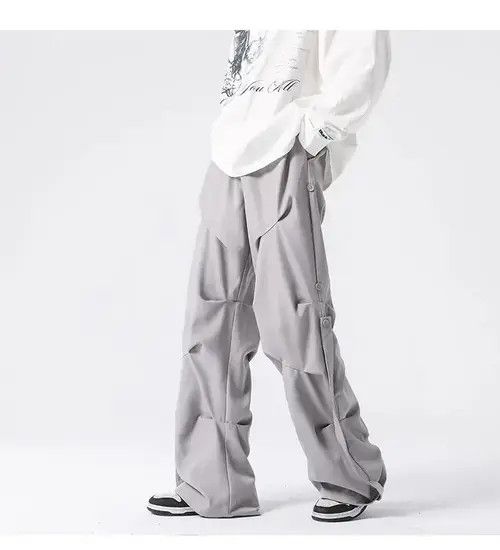 VIBE Trousers casual loose pants streetwear y2k Size US 30 / EU 46 - 3 Thumbnail