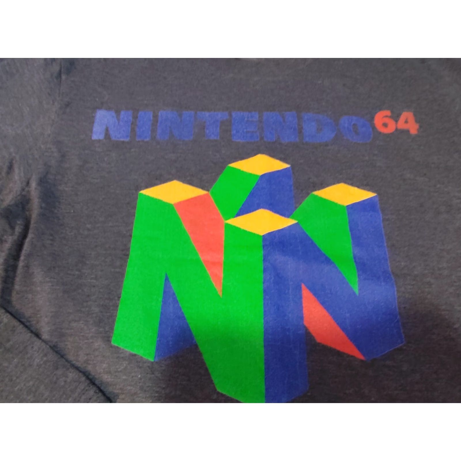 Port & Company VINTAGE Nintendo Classic N64 Logo Graphic Tee Shirt Size US S / EU 44-46 / 1 - 3 Thumbnail