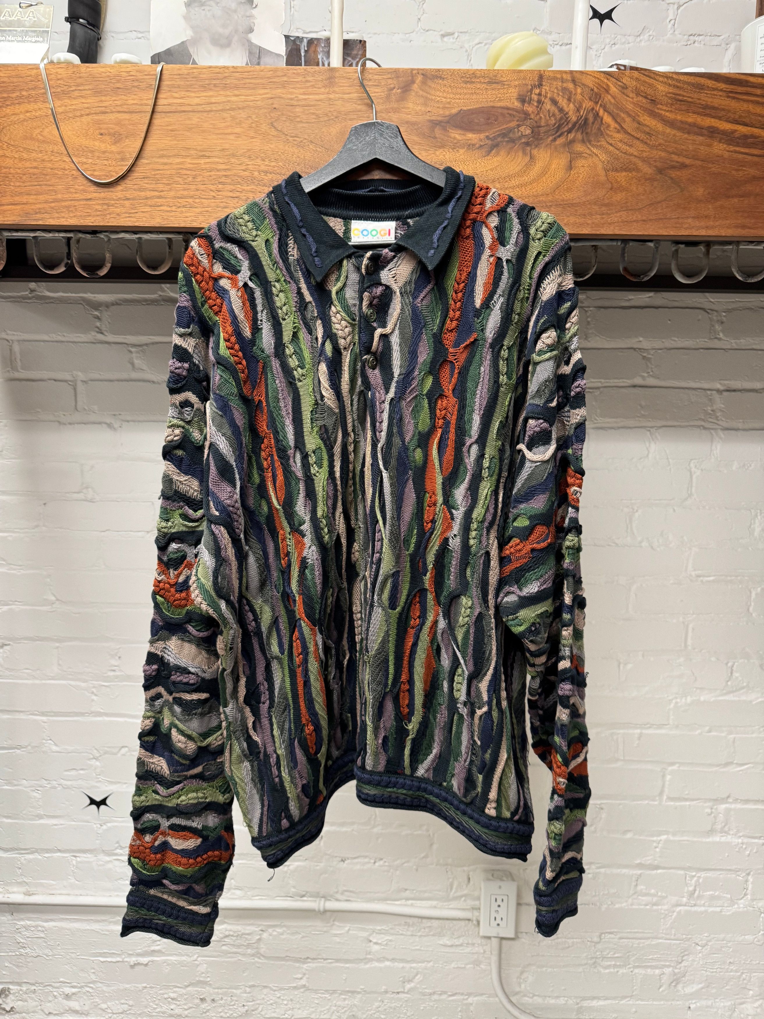 Coogi  Vintage INSANE Vintage coogi sweater with bright colors and animals  | Grailed