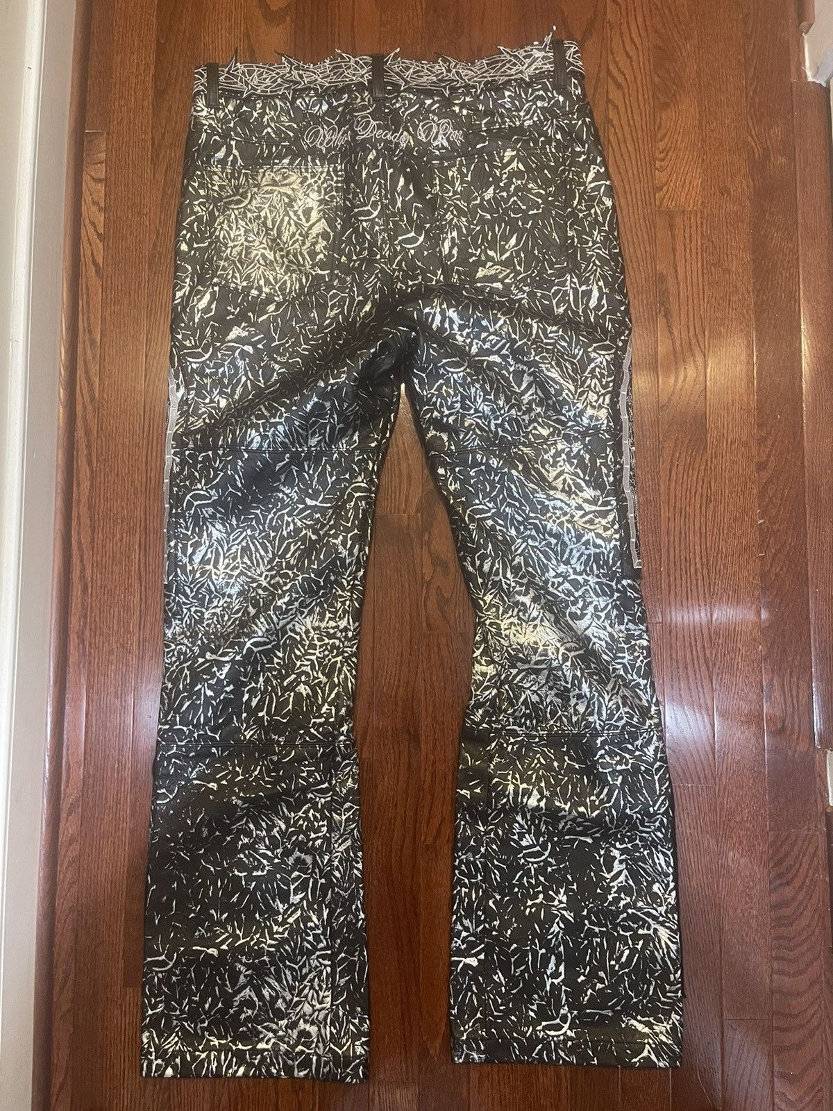 Who Decides War Who Decides War The Garden Glass Throne Black Leather Pants Size US 36 / EU 52 - 9 Thumbnail