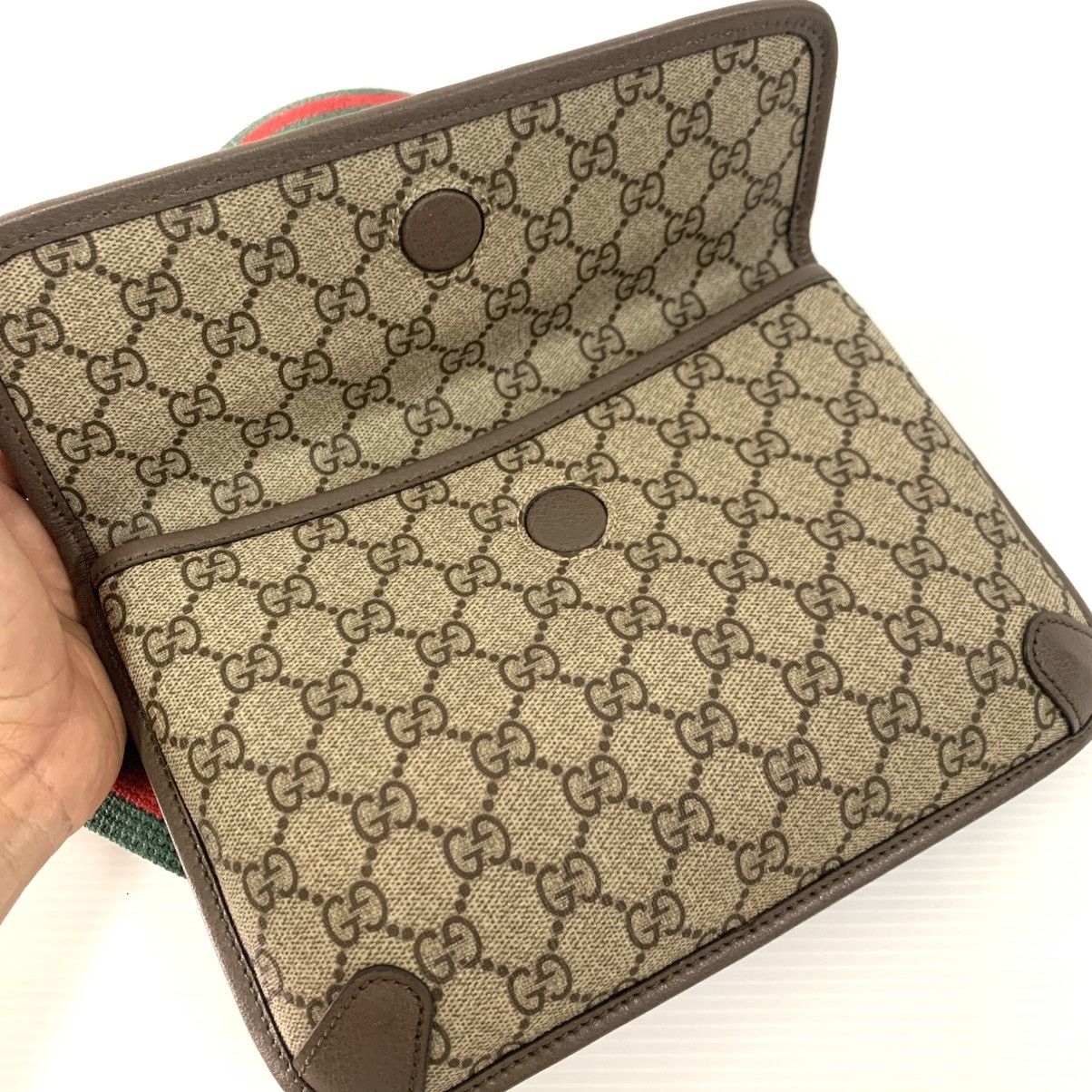 Gucci Gucci Monogram Supreme Waist/Sling Bag Size ONE SIZE - 15 Thumbnail