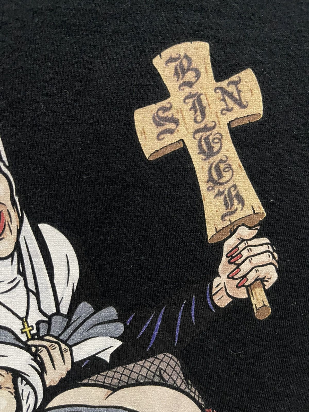 Supreme Supreme Nuns Tee Black FW22🔥🔥🔥 Size US L / EU 52-54 / 3 - 4 Thumbnail